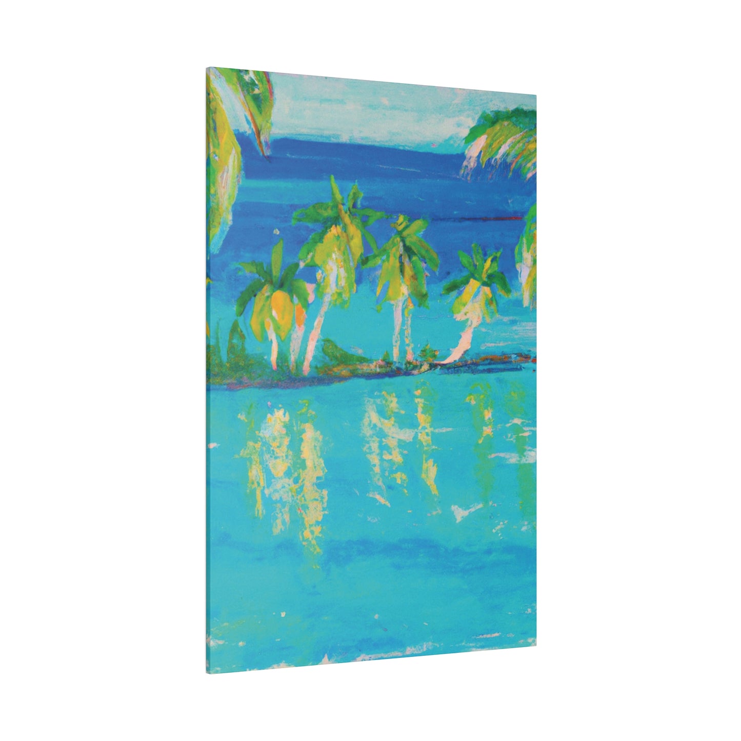 8637V - Bahamas Ocean Painting Print | Bahamas | Ocean | Beach | Poster | Home Decor | Wall Art | Canvas