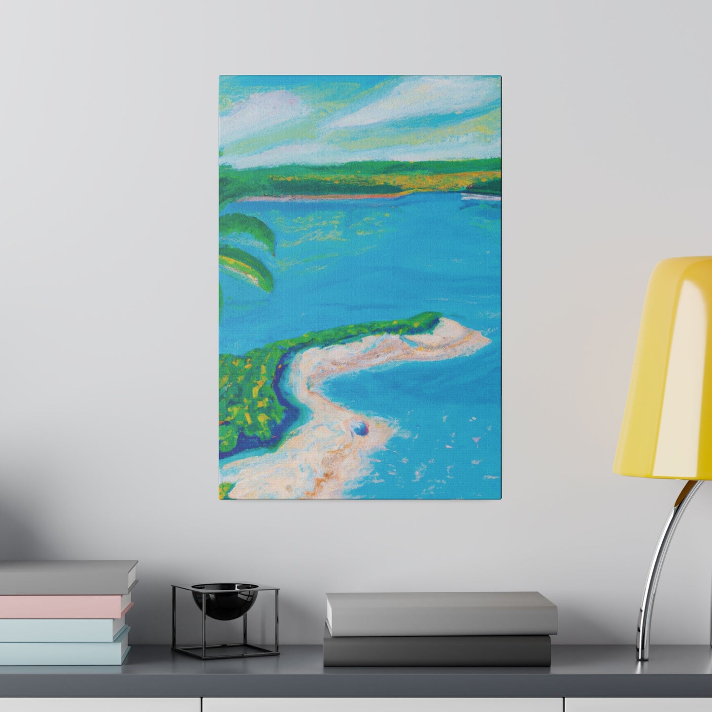 4895I - Bahamas Ocean Painting Print | Bahamas | Ocean | Beach | Poster | Home Decor | Wall Art | Canvas