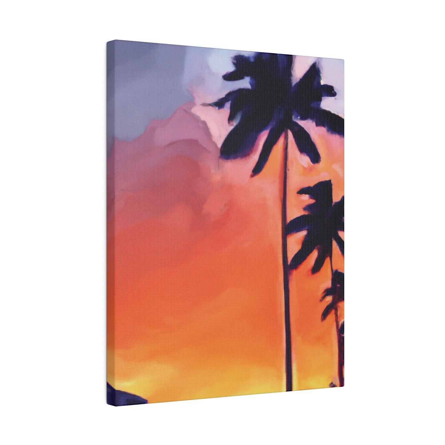 8625A - Miami Beach Sunset Painting Print | Miami | Beach | Sunset | Poster | Home Decor | Wall Art | Canvas