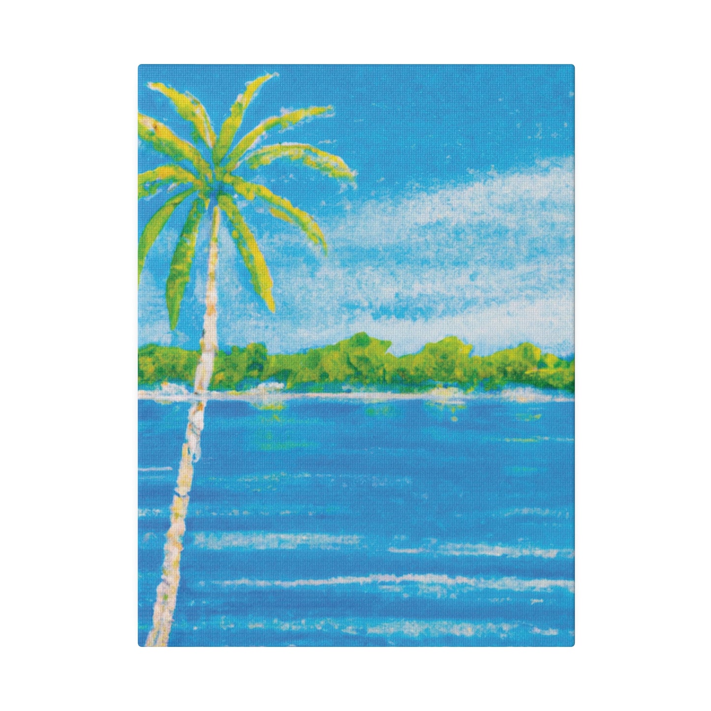 9803Q - Bahamas Ocean Painting Print | Bahamas | Ocean | Beach | Poster | Home Decor | Wall Art | Canvas