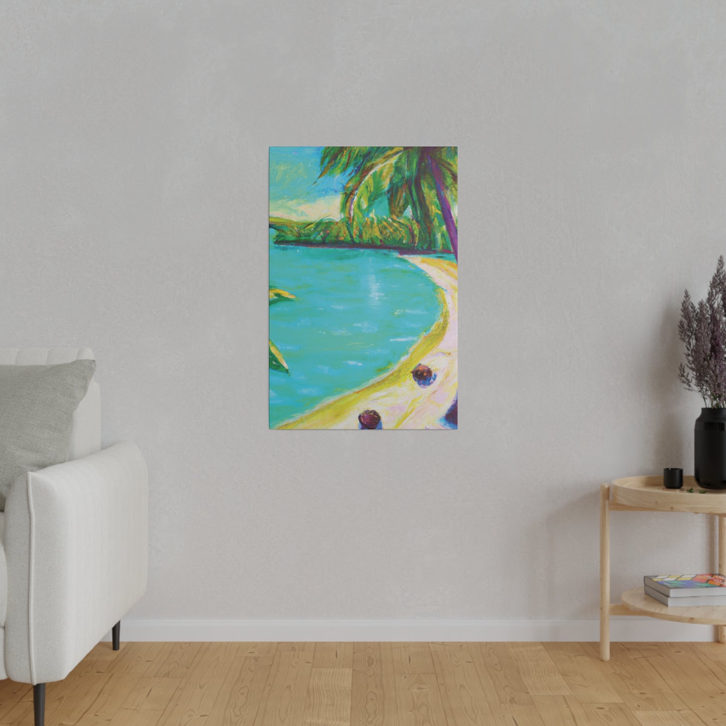 2421K - Bahamas Ocean Painting Print | Bahamas | Ocean | Beach | Poster | Home Decor | Wall Art | Canvas