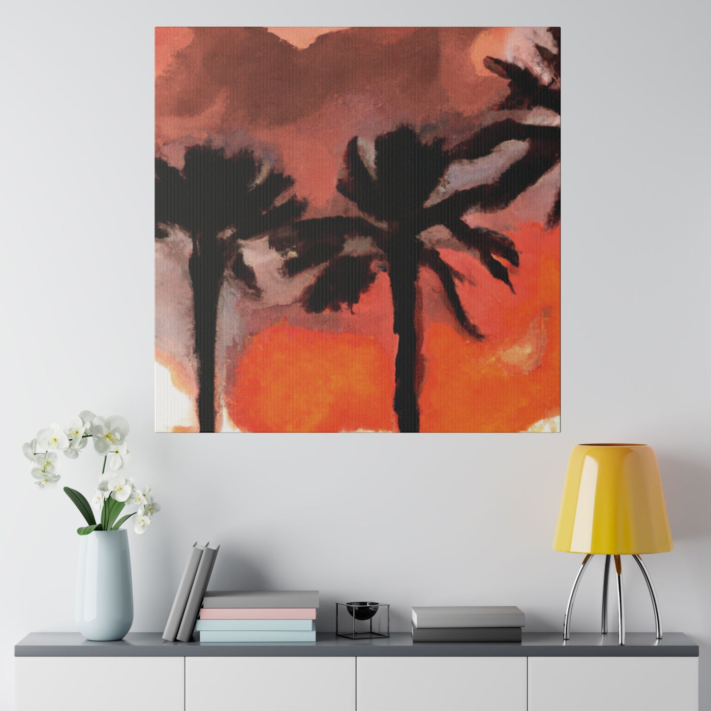 9073X - Miami Beach Sunset Painting Print | Miami | Beach | Sunset | Poster | Home Decor | Wall Art | Canvas