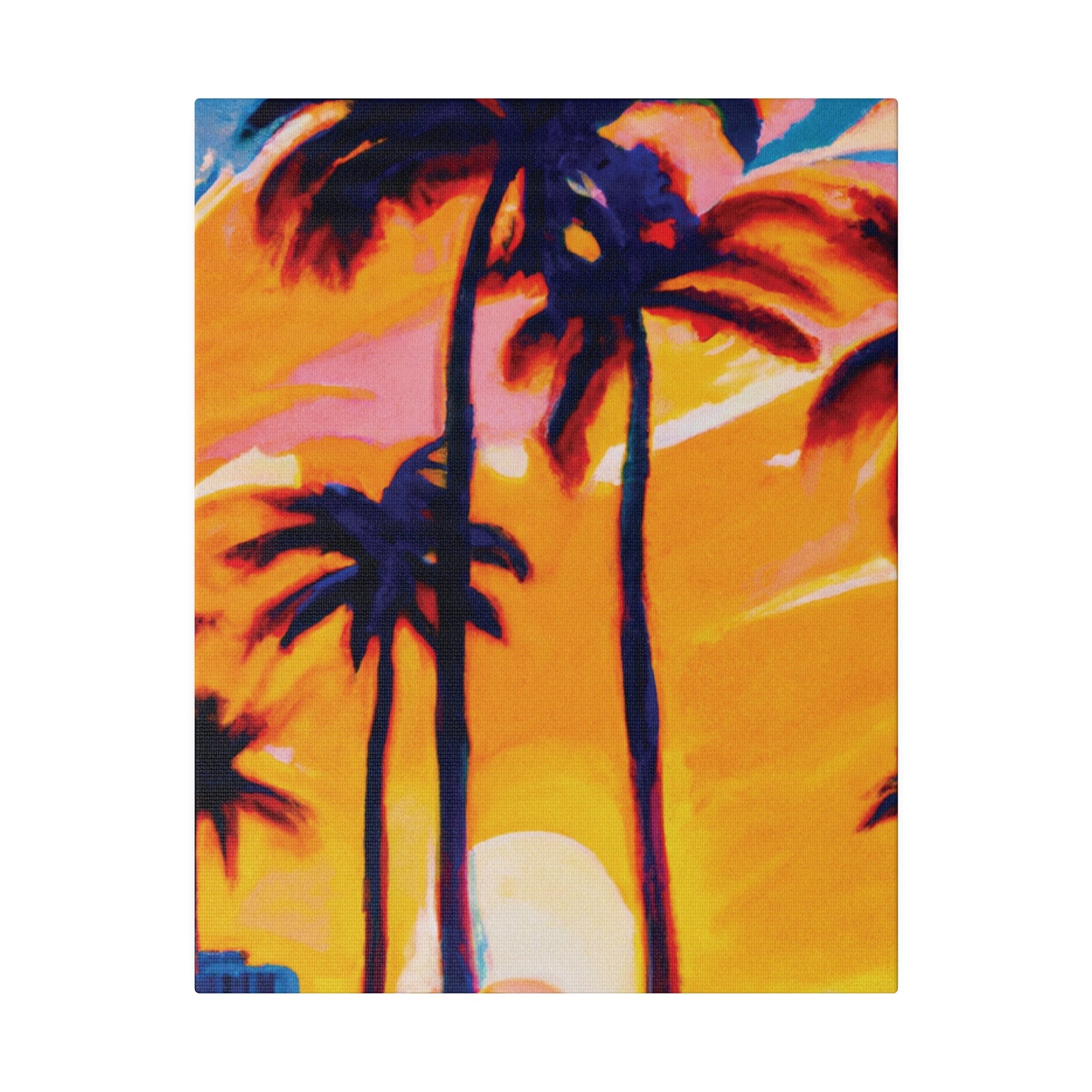 2067G - Miami Beach Sunset Painting Print | Miami | Beach | Sunset | Poster | Home Decor | Wall Art | Canvas