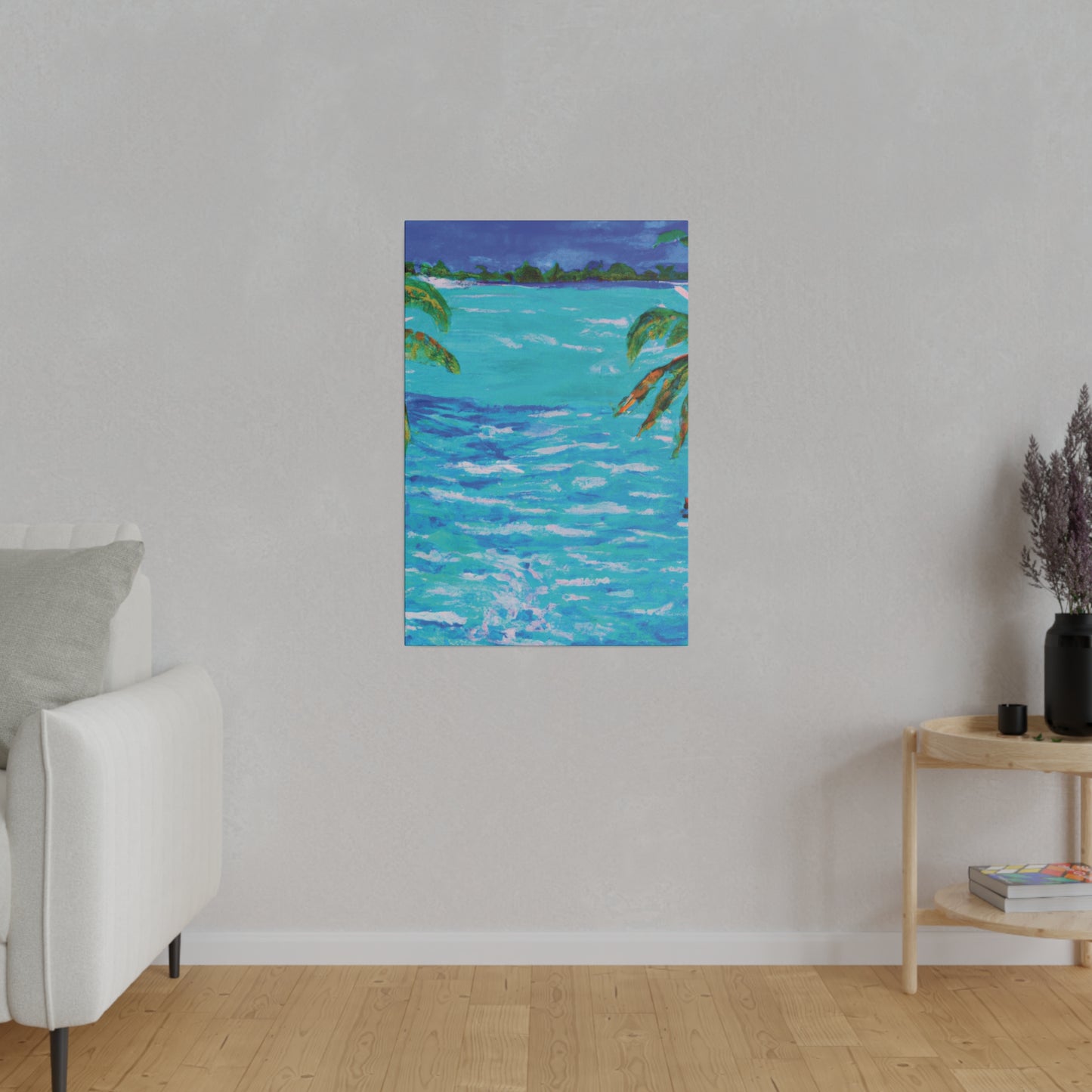 5802L - Bahamas Ocean Painting Print | Bahamas | Ocean | Beach | Poster | Home Decor | Wall Art | Canvas