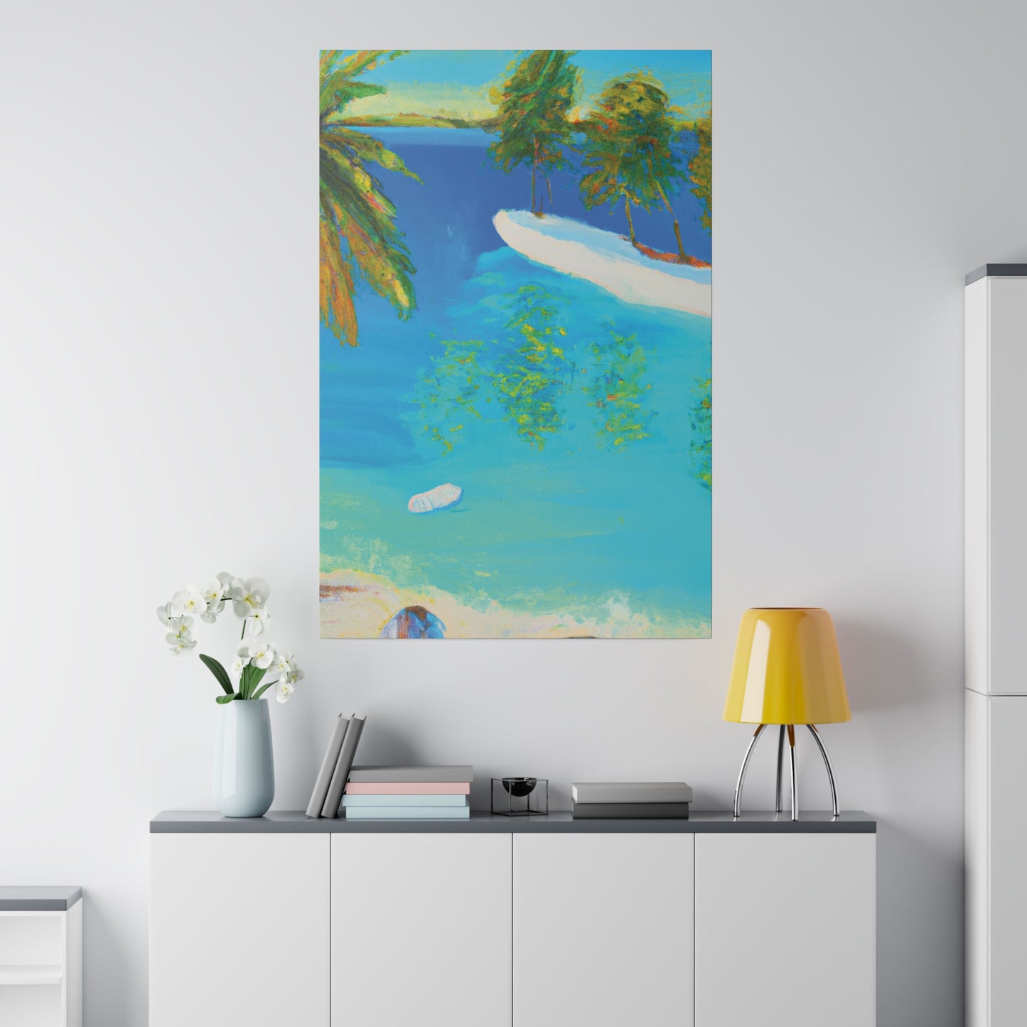 5382V - Bahamas Ocean Painting Print | Bahamas | Ocean | Beach | Poster | Home Decor | Wall Art | Canvas