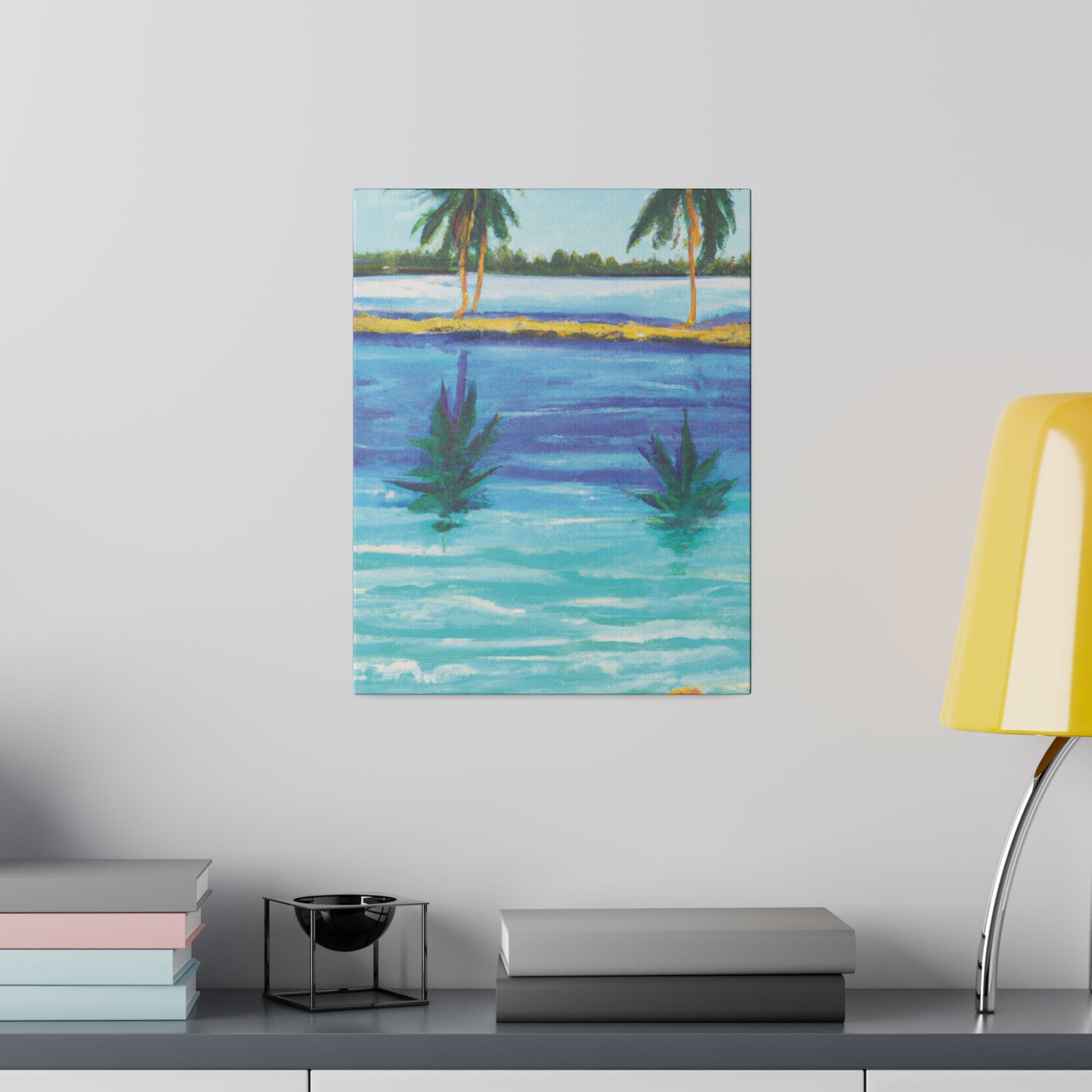 9768P - Bahamas Ocean Painting Print | Bahamas | Ocean | Beach | Poster | Home Decor | Wall Art | Canvas