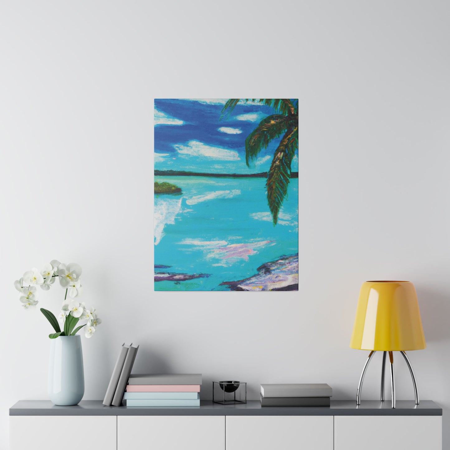 9184C - Bahamas Ocean Painting Print | Bahamas | Ocean | Beach | Poster | Home Decor | Wall Art | Canvas