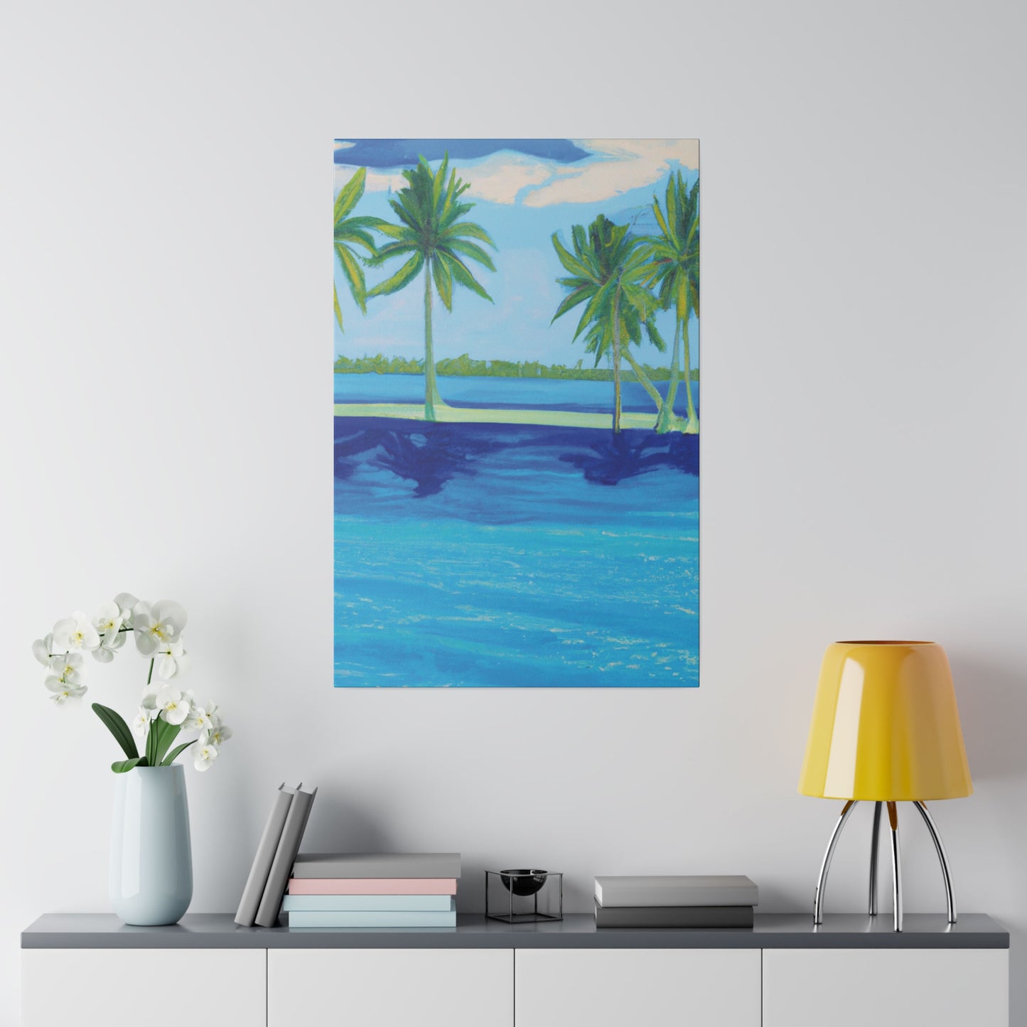 9589F - Bahamas Ocean Painting Print | Bahamas | Ocean | Beach | Poster | Home Decor | Wall Art | Canvas