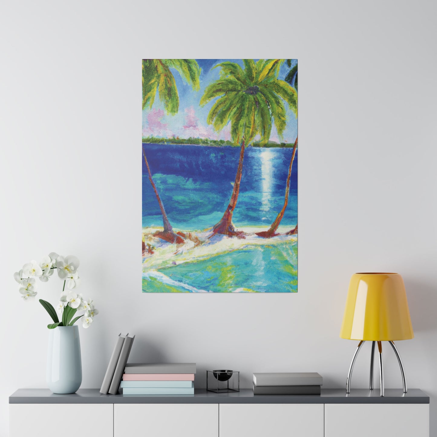 391F - Bahamas Ocean Painting Print | Bahamas | Ocean | Beach | Poster | Home Decor | Wall Art | Canvas