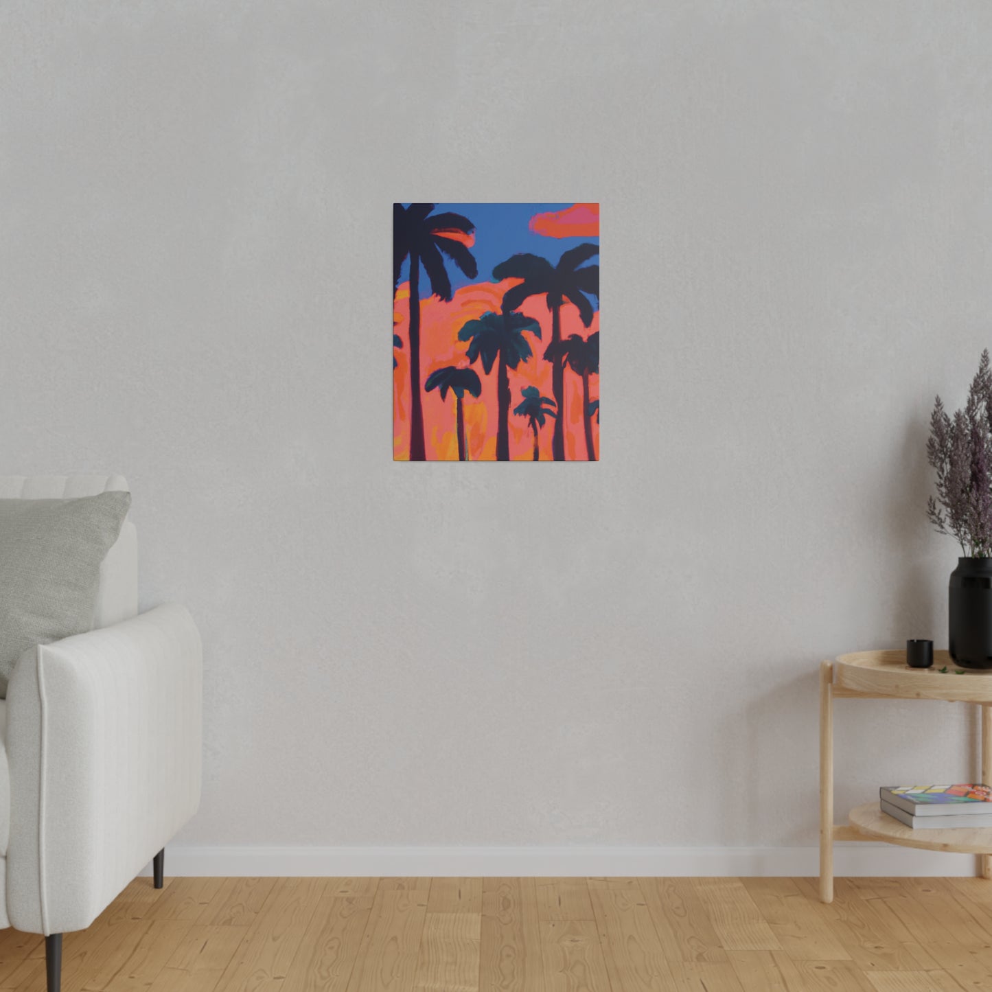 3239C - Miami Beach Sunset Painting Print | Miami | Beach | Sunset | Poster | Home Decor | Wall Art | Canvas