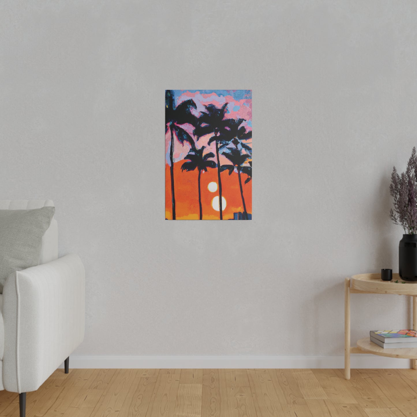 5347Z - Miami Beach Sunset Painting Print | Miami | Beach | Sunset | Poster | Home Decor | Wall Art | Canvas