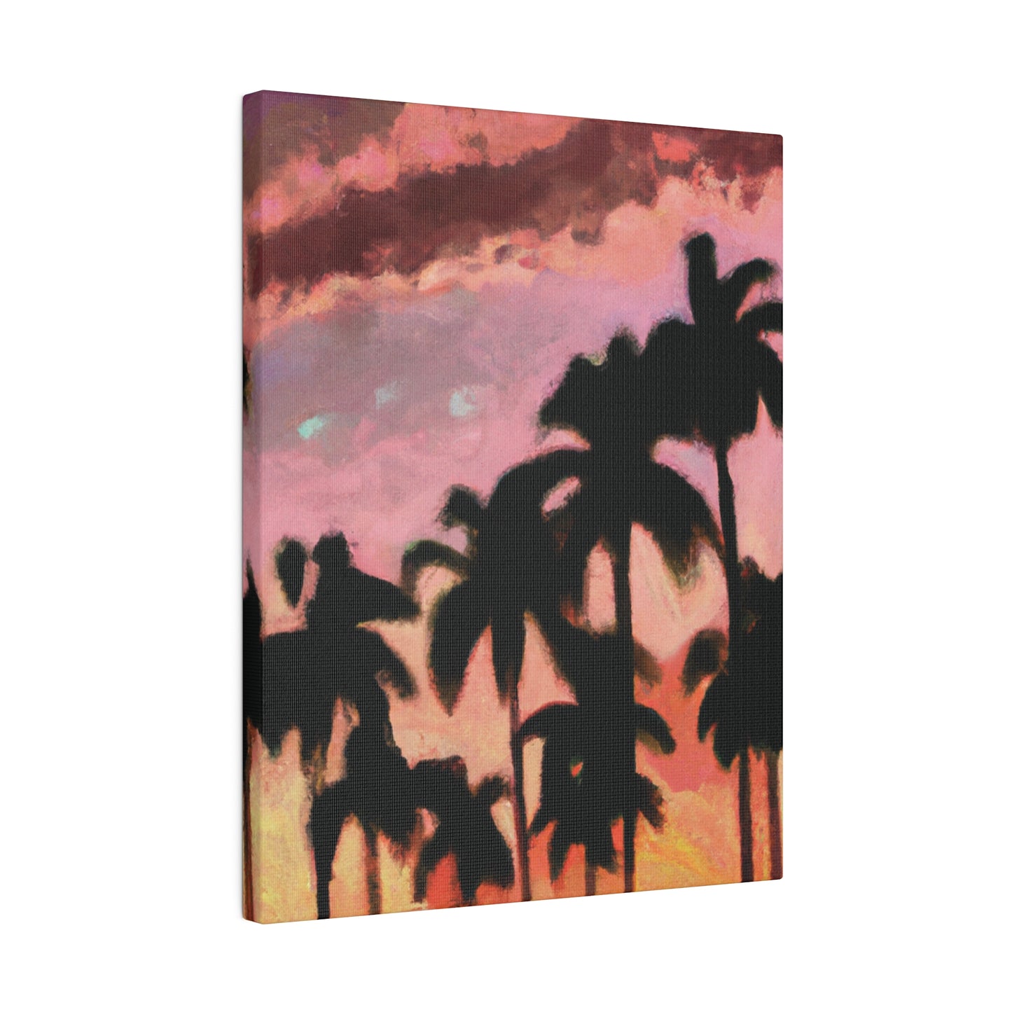 8559Q - Miami Beach Sunset Painting Print | Miami | Beach | Sunset | Poster | Home Decor | Wall Art | Canvas