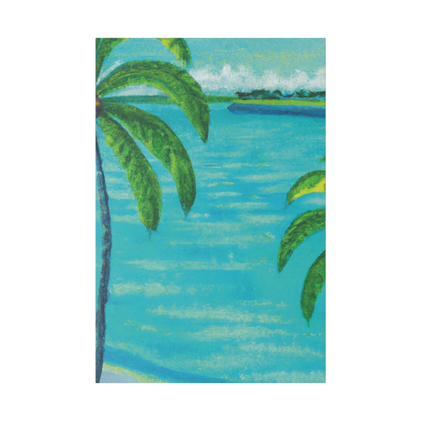 3184O - Bahamas Ocean Painting Print | Bahamas | Ocean | Beach | Poster | Home Decor | Wall Art | Canvas