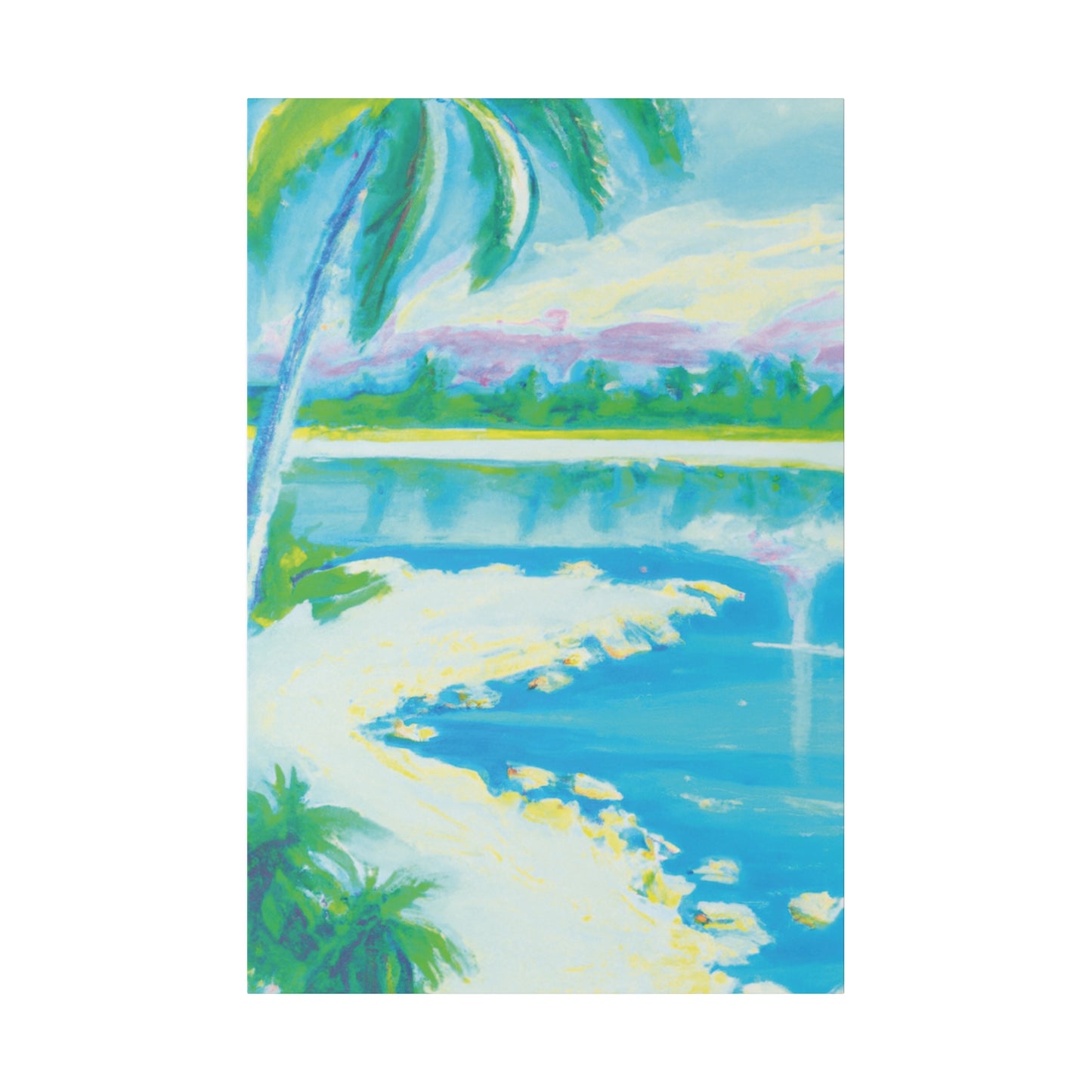 4501F - Bahamas Ocean Painting Print | Bahamas | Ocean | Beach | Poster | Home Decor | Wall Art | Canvas