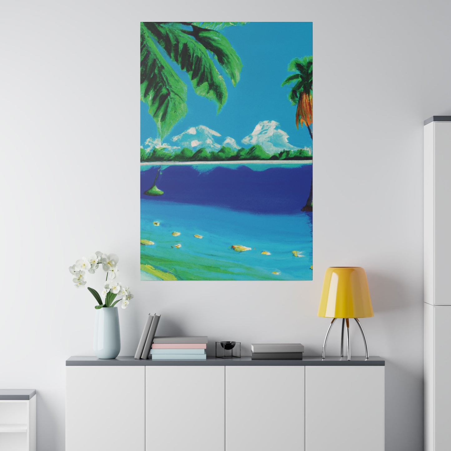 8246P - Bahamas Ocean Painting Print | Bahamas | Ocean | Beach | Poster | Home Decor | Wall Art | Canvas