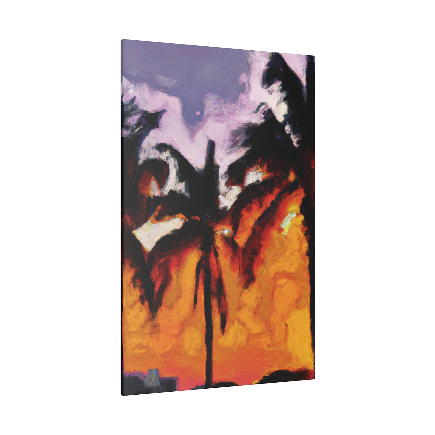 2537V - Miami Beach Sunset Painting Print | Miami | Beach | Sunset | Poster | Home Decor | Wall Art | Canvas