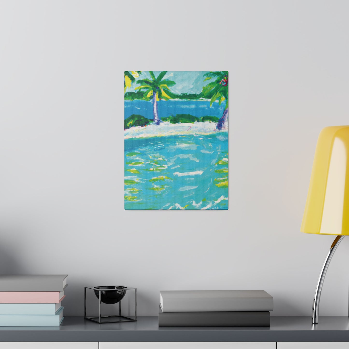 9256K - Bahamas Ocean Painting Print | Bahamas | Ocean | Beach | Poster | Home Decor | Wall Art | Canvas