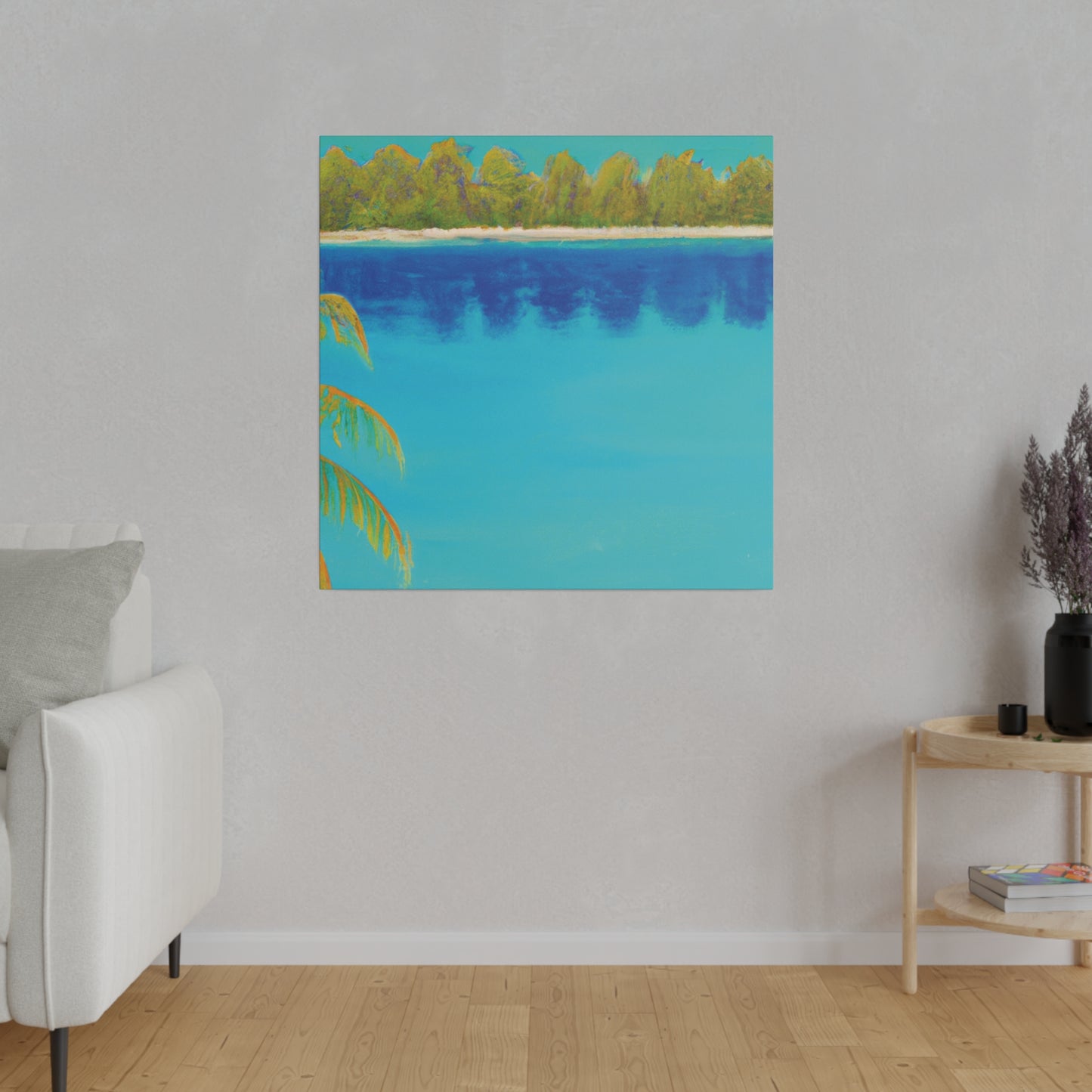 9134K - Bahamas Ocean Painting Print | Bahamas | Ocean | Beach | Poster | Home Decor | Wall Art | Canvas