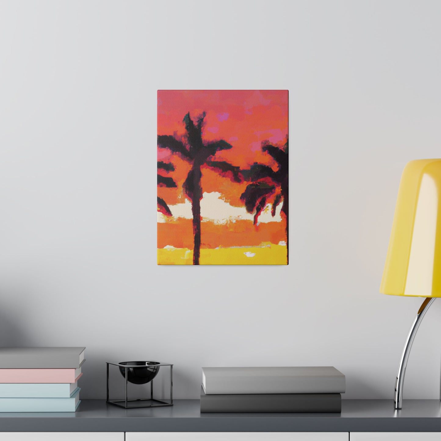 9356P - Miami Beach Sunset Painting Print | Miami | Beach | Sunset | Poster | Home Decor | Wall Art | Canvas