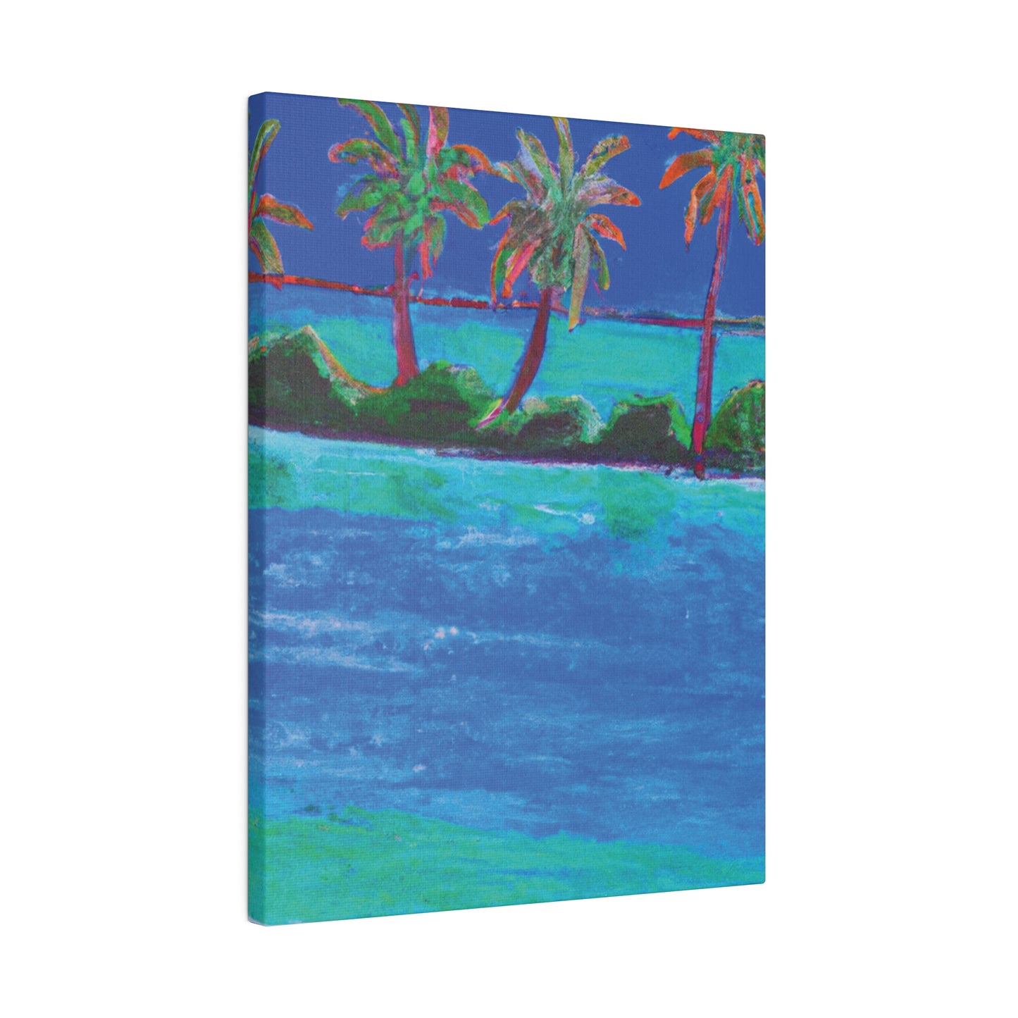 7454G - Bahamas Ocean Painting Print | Bahamas | Ocean | Beach | Poster | Home Decor | Wall Art | Canvas