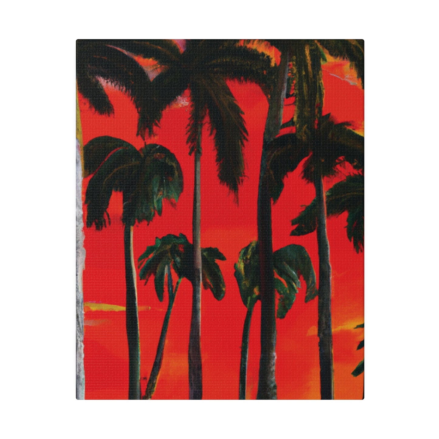 4286K - Miami Beach Sunset Painting Print | Miami | Beach | Sunset | Poster | Home Decor | Wall Art | Canvas