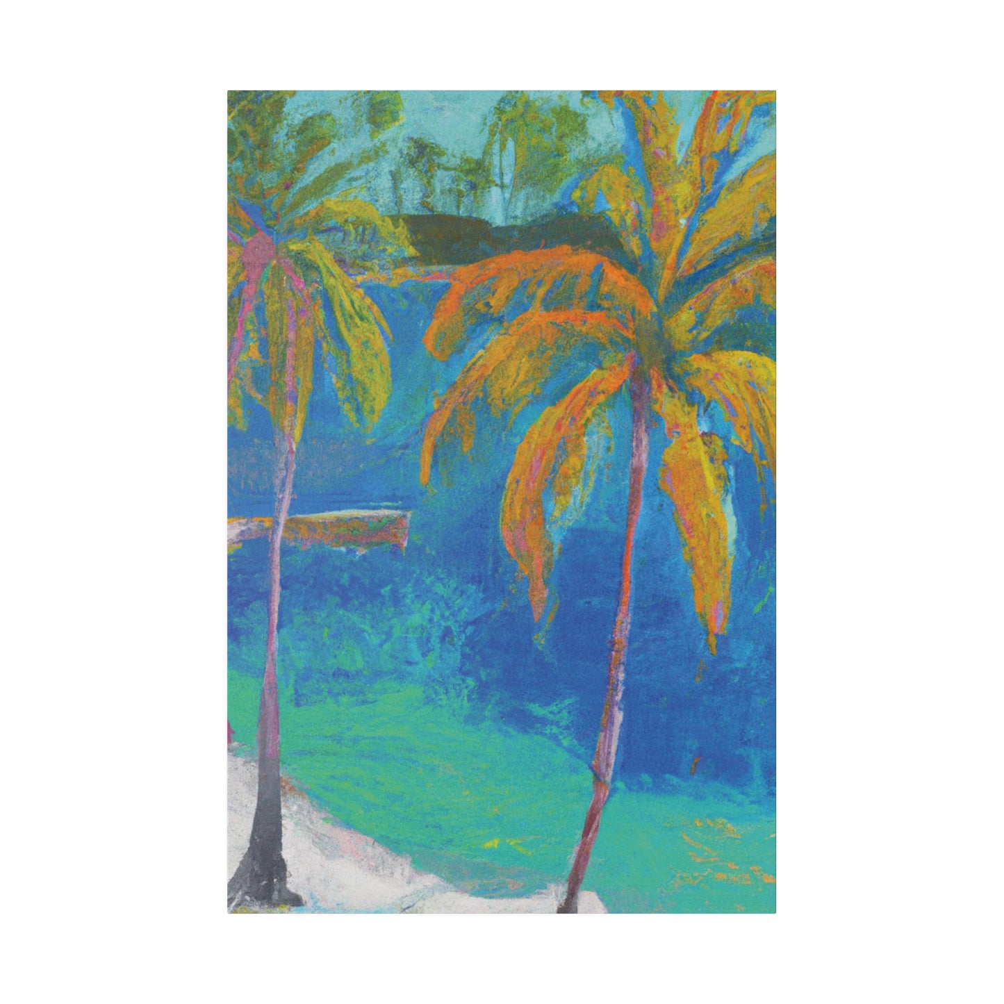 5481T - Bahamas Ocean Painting Print | Bahamas | Ocean | Beach | Poster | Home Decor | Wall Art | Canvas