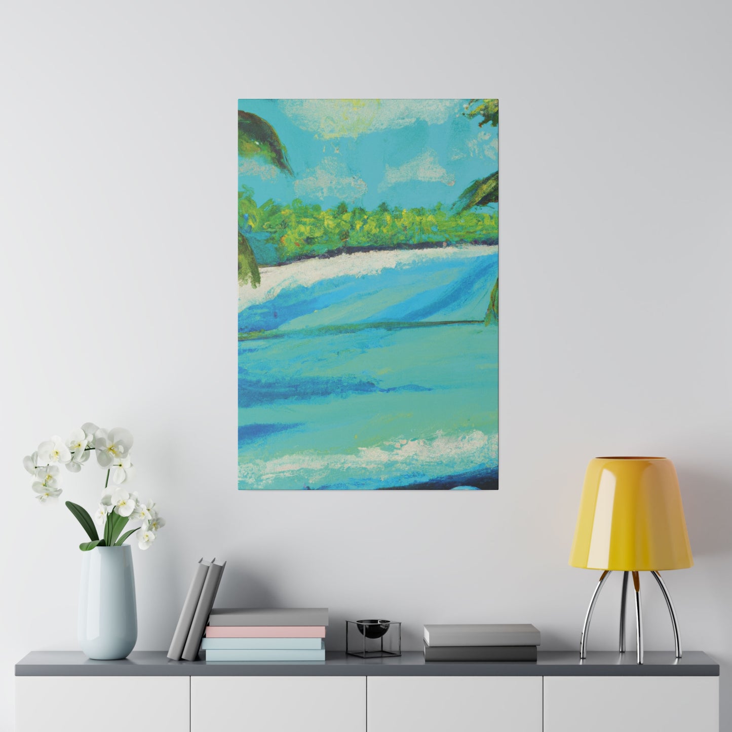 10781G - Bahamas Ocean Painting Print | Bahamas | Ocean | Beach | Poster | Home Decor | Wall Art | Canvas