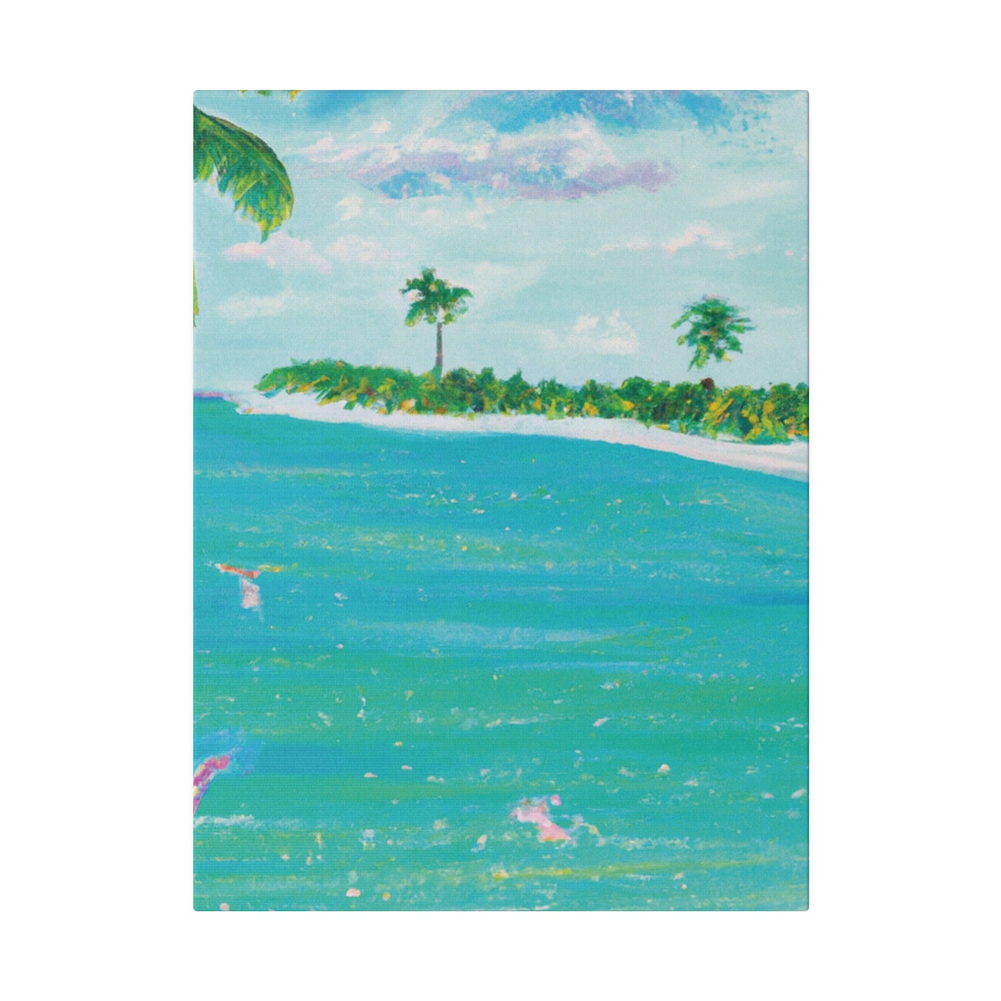 6576D - Bahamas Ocean Painting Print | Bahamas | Ocean | Beach | Poster | Home Decor | Wall Art | Canvas