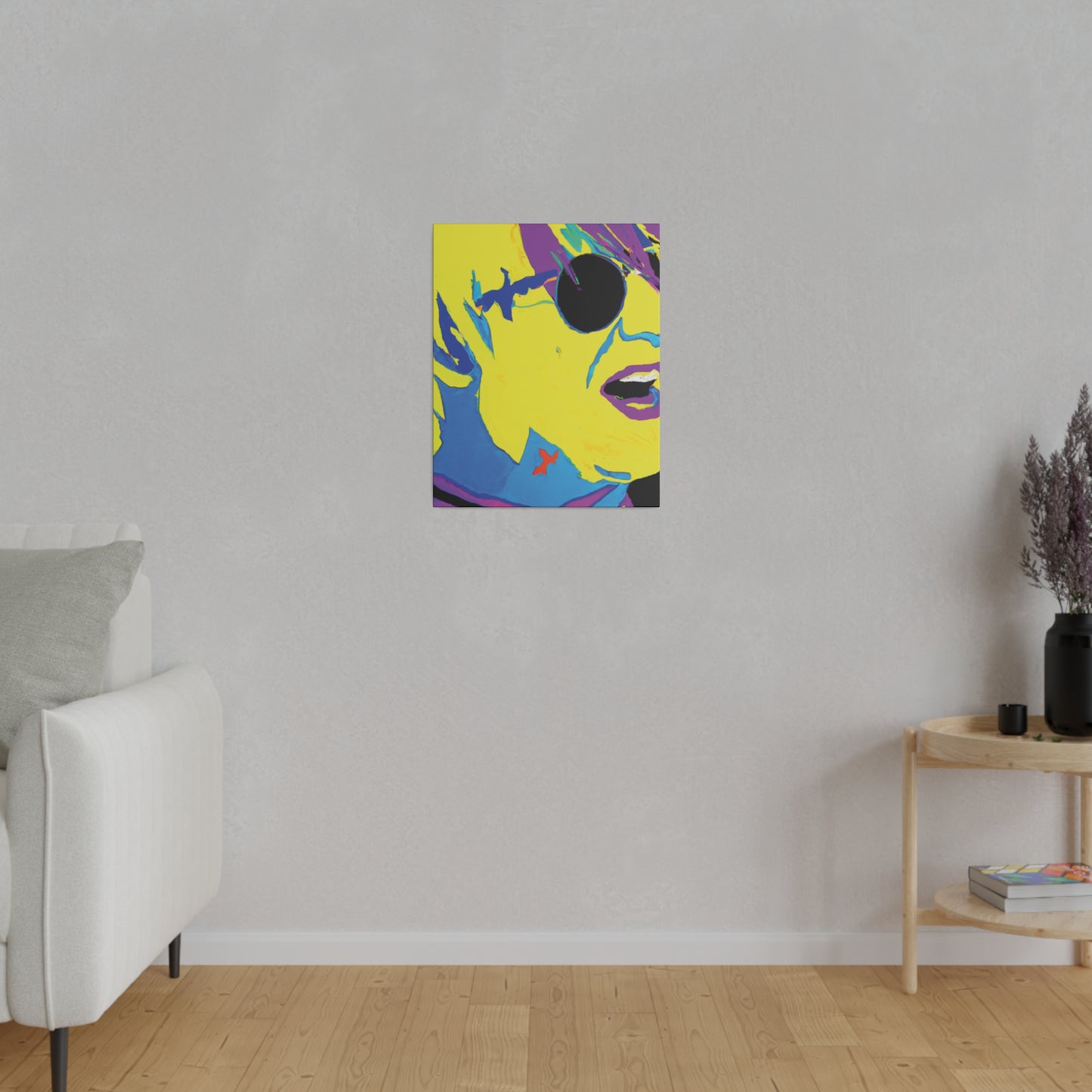 8129K - Rockstar Painting Print | Face | Abstract | Poster | Home Decor | Wall Art | Music Art | Canvas