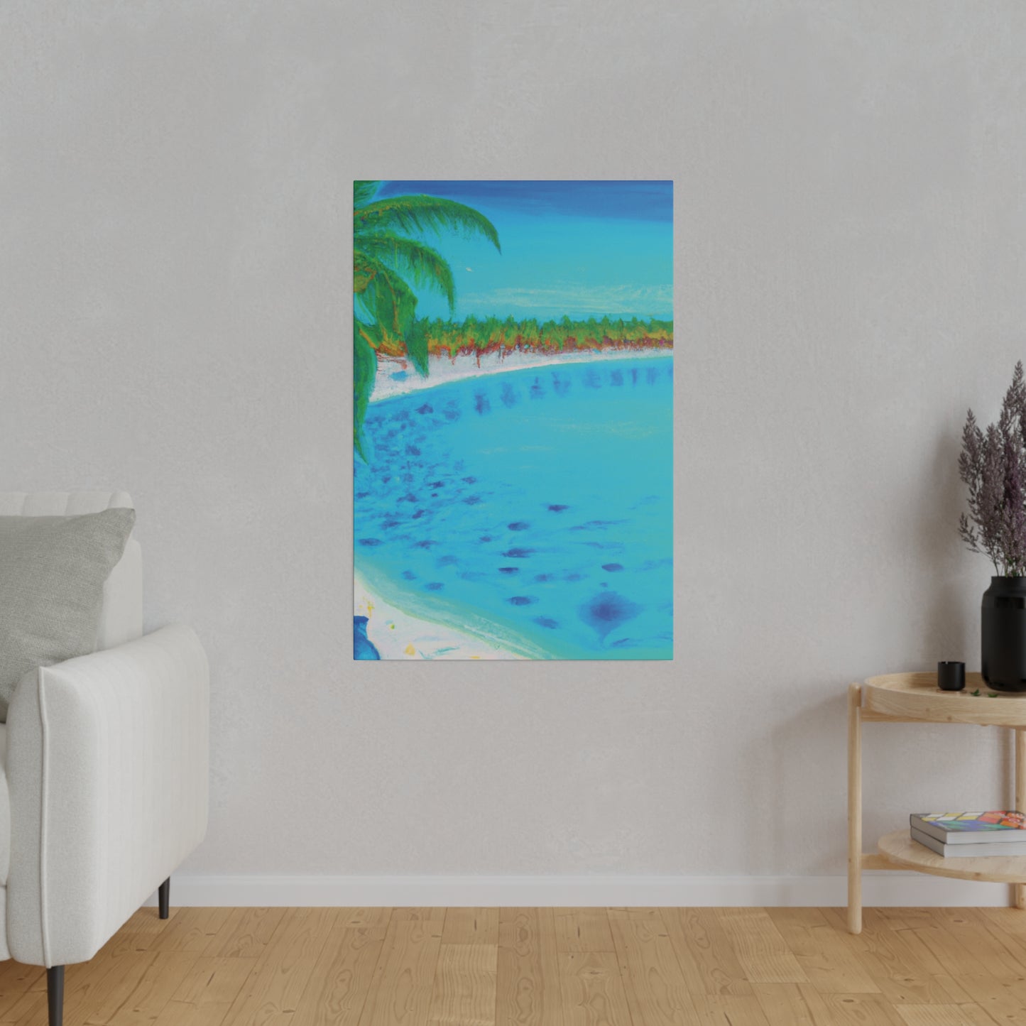 9677R - Bahamas Ocean Painting Print | Bahamas | Ocean | Beach | Poster | Home Decor | Wall Art | Canvas