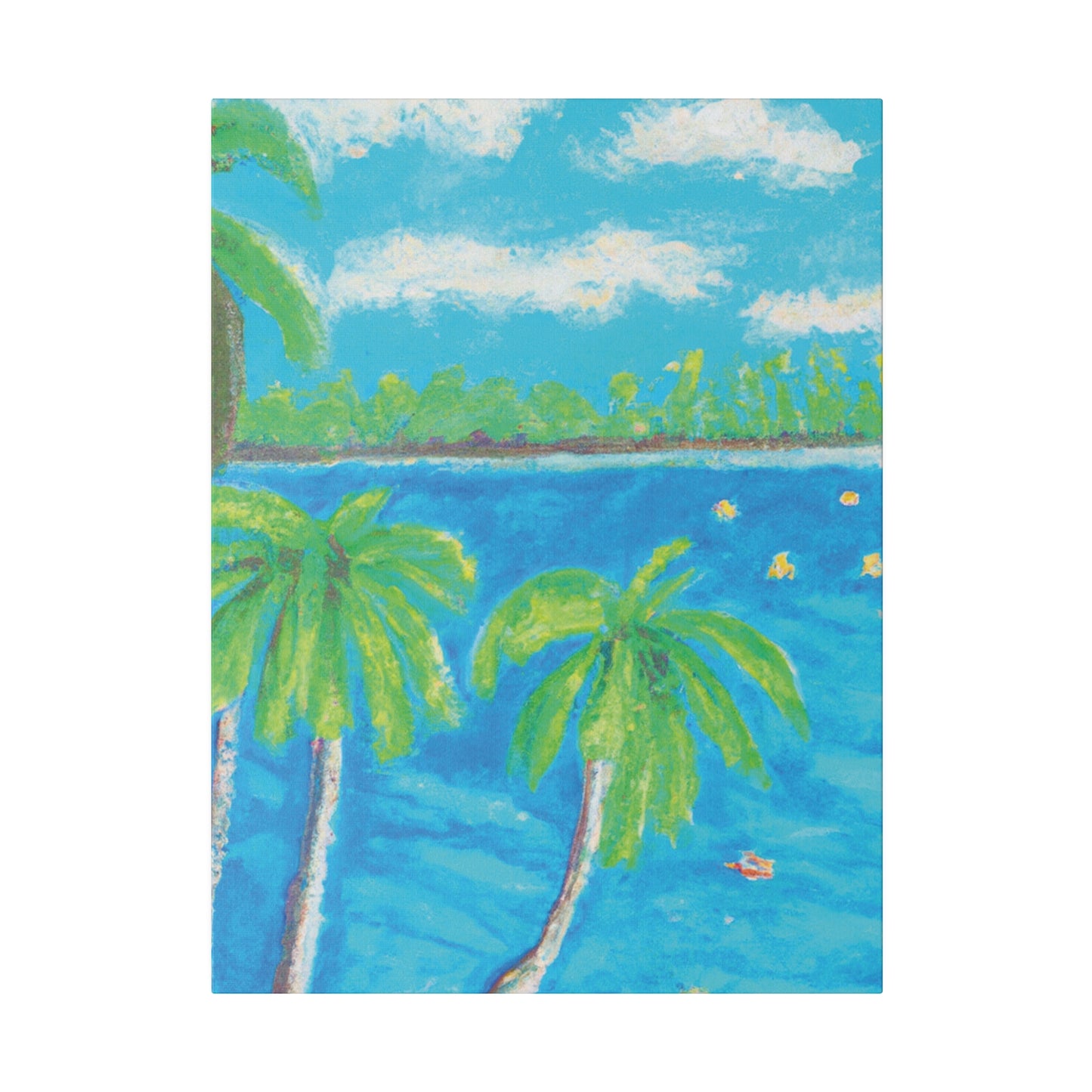 5753V - Bahamas Ocean Painting Print | Bahamas | Ocean | Beach | Poster | Home Decor | Wall Art | Canvas