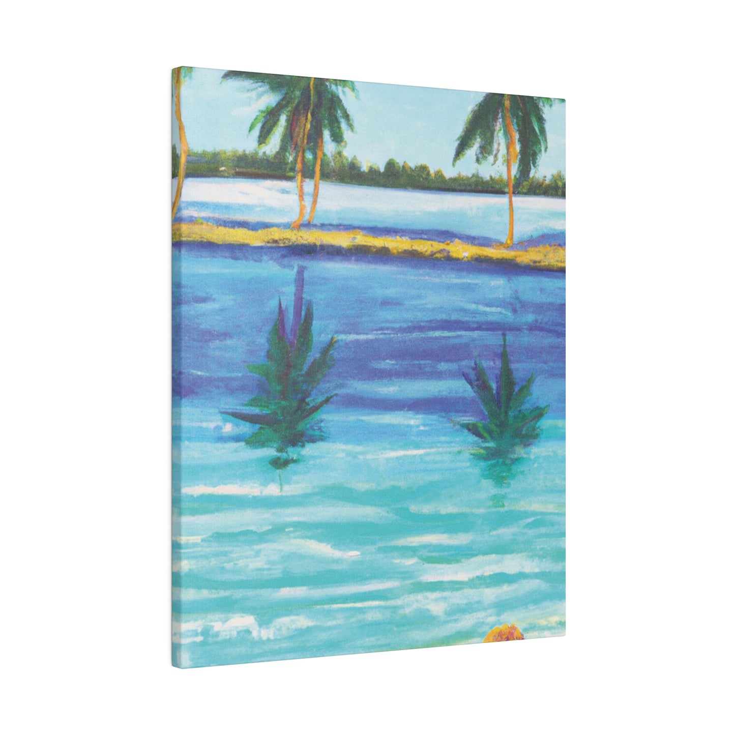 9768P - Bahamas Ocean Painting Print | Bahamas | Ocean | Beach | Poster | Home Decor | Wall Art | Canvas