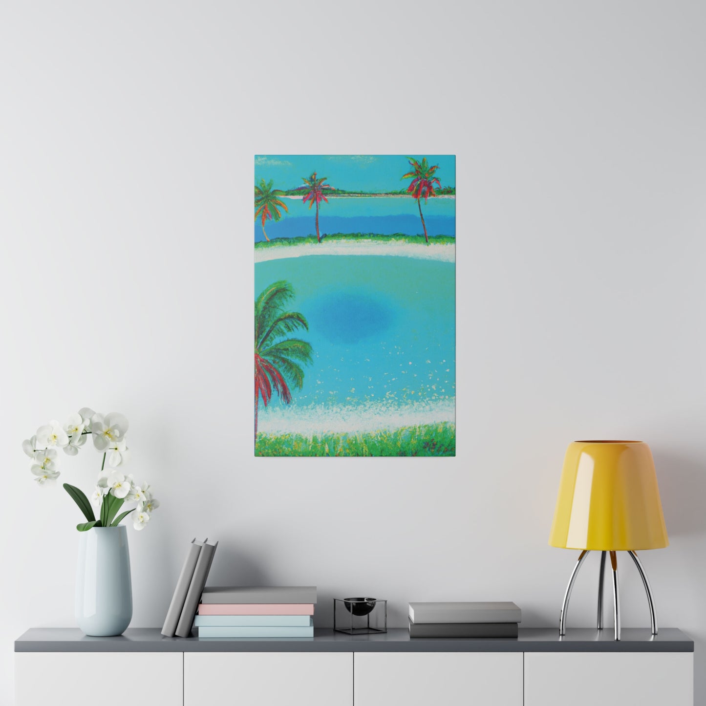 2198G - Bahamas Ocean Painting Print | Bahamas | Ocean | Beach | Poster | Home Decor | Wall Art | Canvas