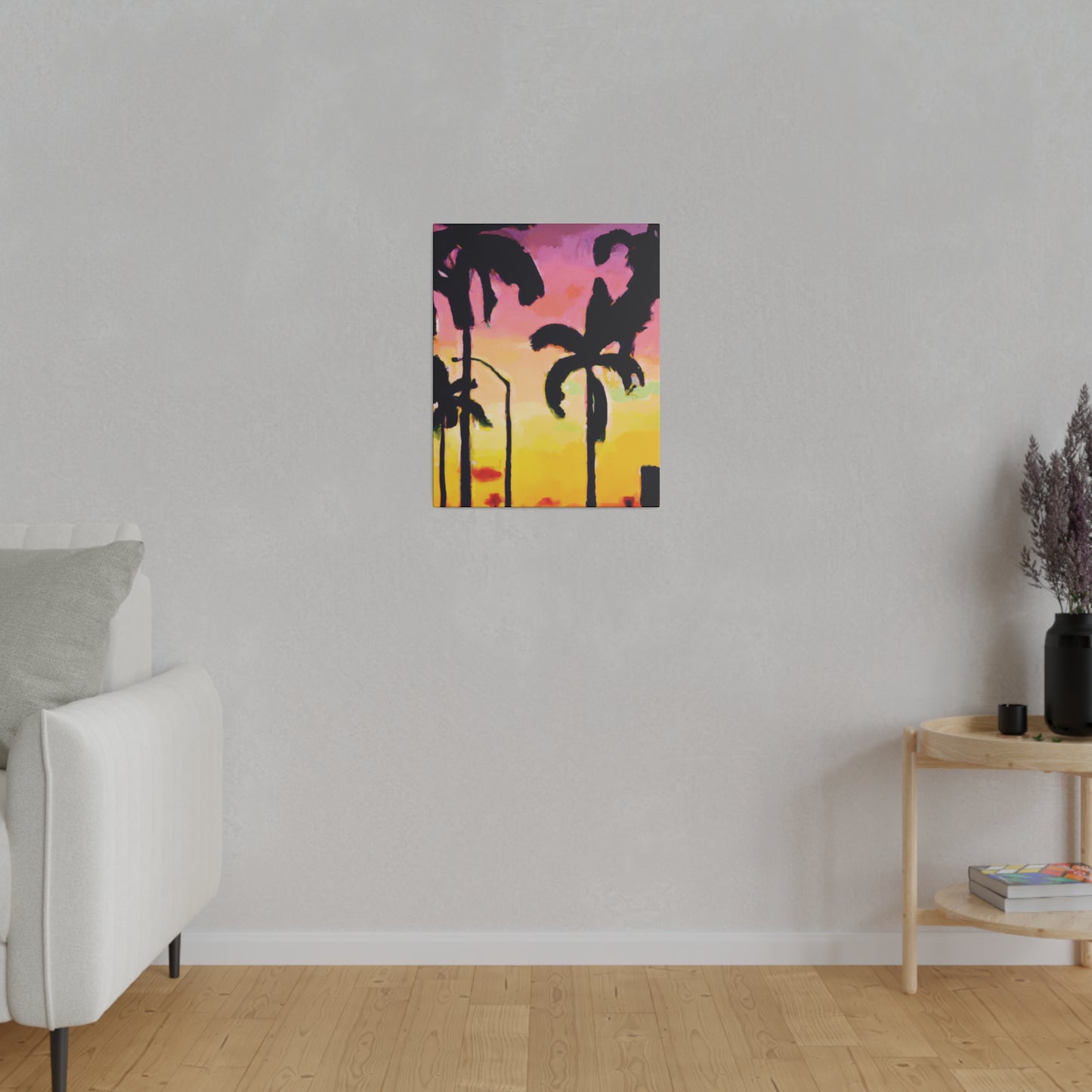 1792J - Miami Beach Sunset Painting Print | Miami | Beach | Sunset | Poster | Home Decor | Wall Art | Canvas