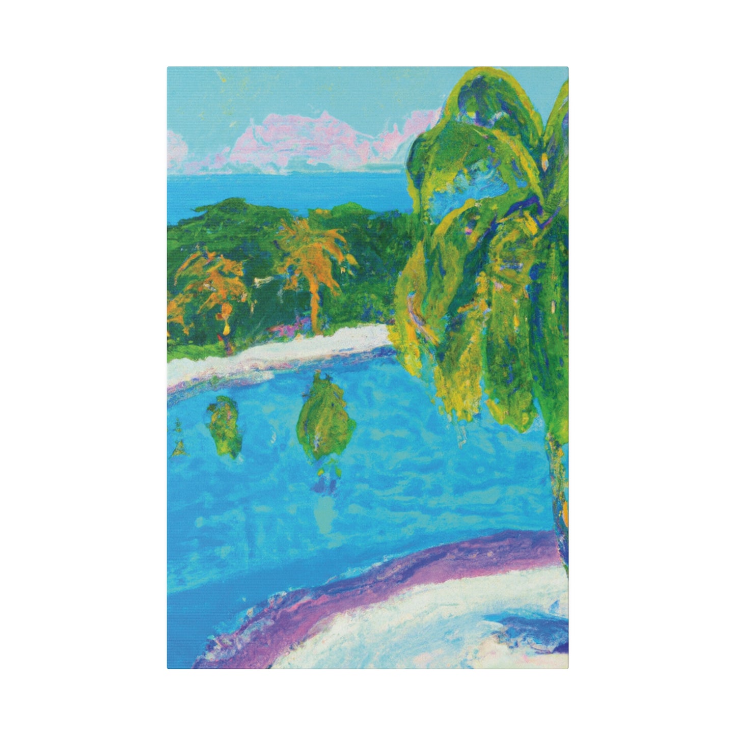 3281F - Bahamas Ocean Painting Print | Bahamas | Ocean | Beach | Poster | Home Decor | Wall Art | Canvas