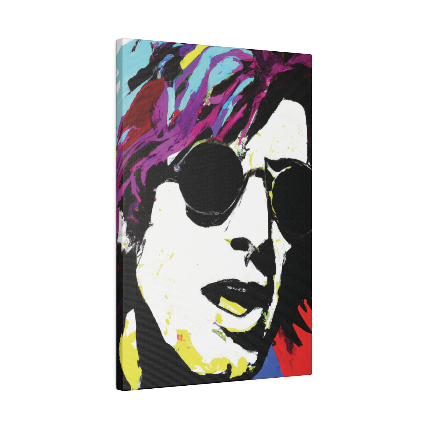 9436F - Rockstar Painting Print | Face | Abstract | Poster | Home Decor | Wall Art | Music Art | Canvas