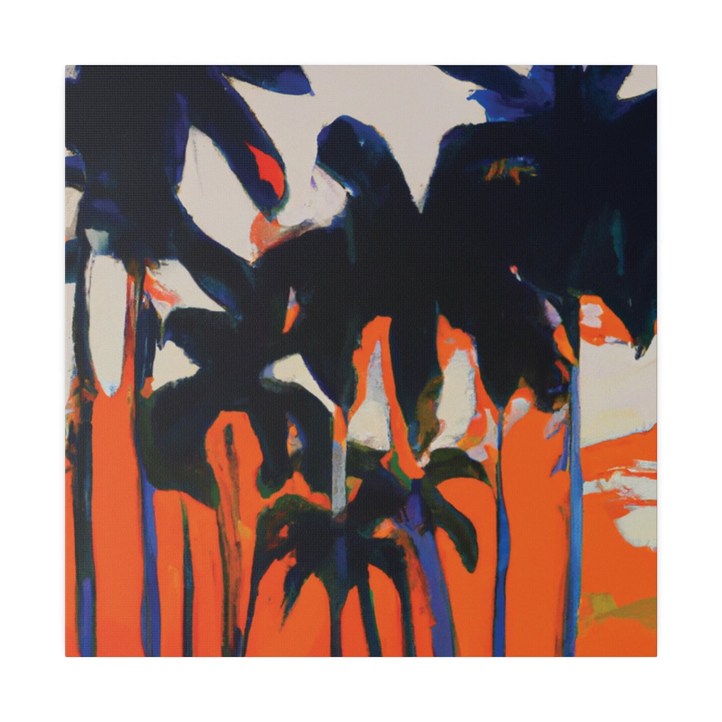 7345M - Miami Beach Sunset Painting Print | Miami | Beach | Sunset | Poster | Home Decor | Wall Art | Canvas