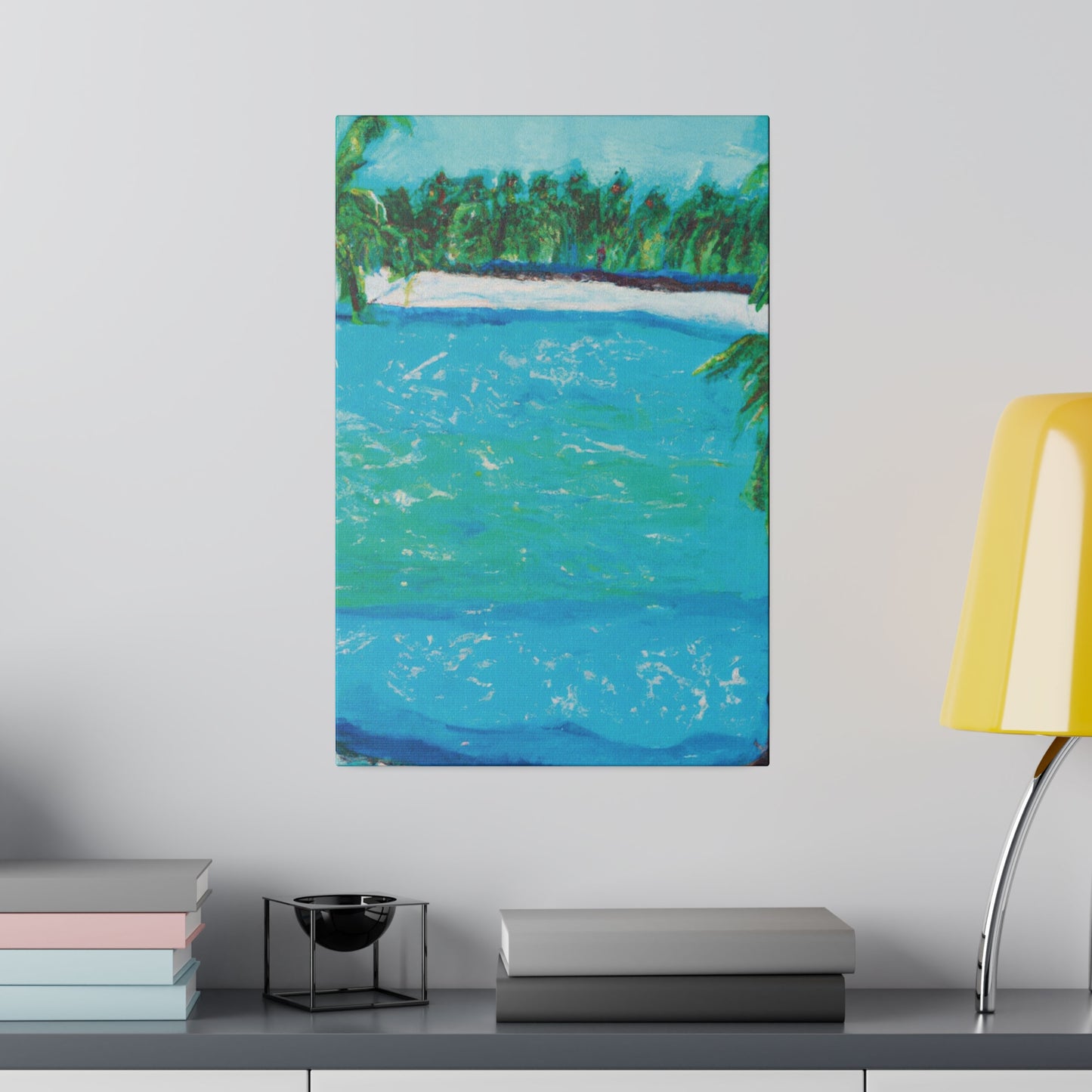 3234T - Bahamas Ocean Painting Print | Bahamas | Ocean | Beach | Poster | Home Decor | Wall Art | Canvas