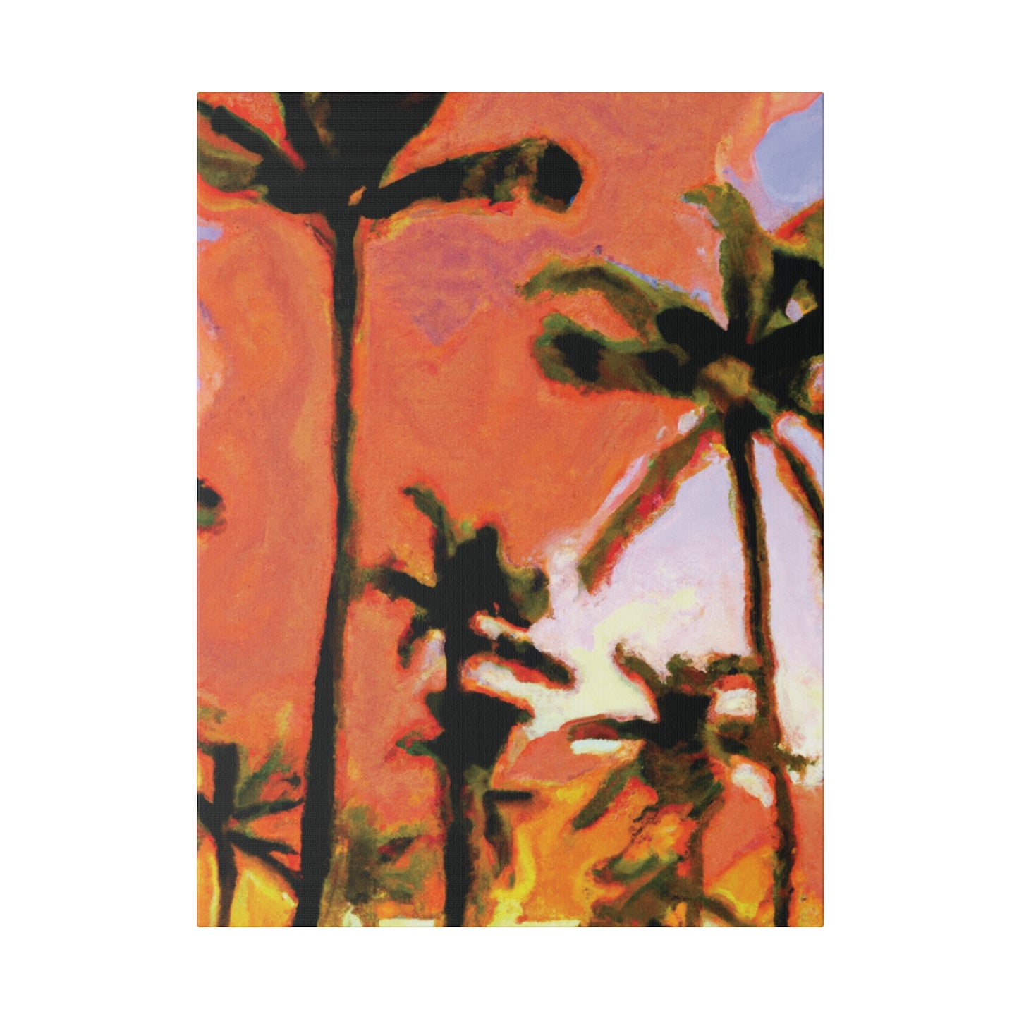 7177X - Miami Beach Sunset Painting Print | Miami | Beach | Sunset | Poster | Home Decor | Wall Art | Canvas