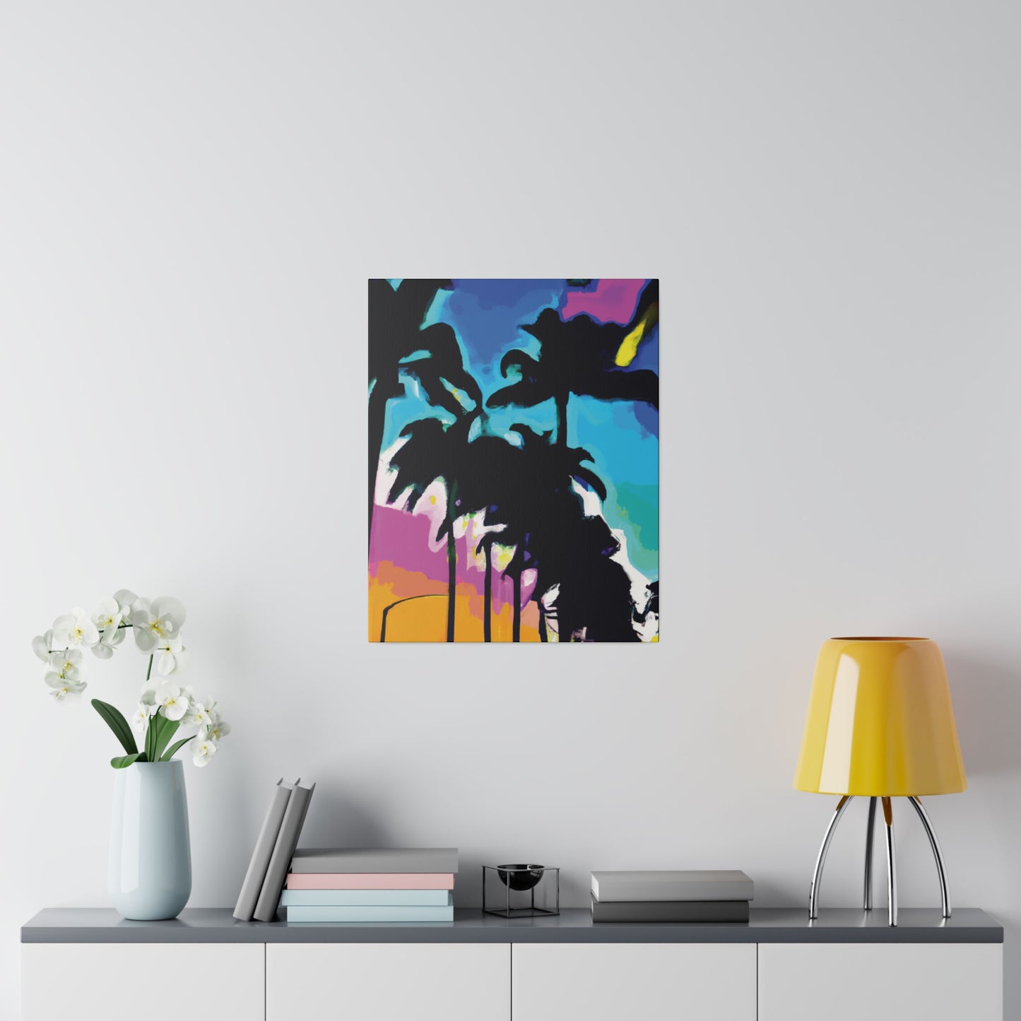 1893Z - Miami Beach Sunset Painting Print | Miami | Beach | Sunset | Poster | Home Decor | Wall Art | Canvas