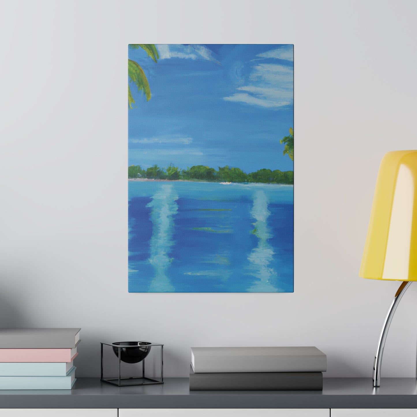 6876O - Bahamas Ocean Painting Print | Bahamas | Ocean | Beach | Poster | Home Decor | Wall Art | Canvas