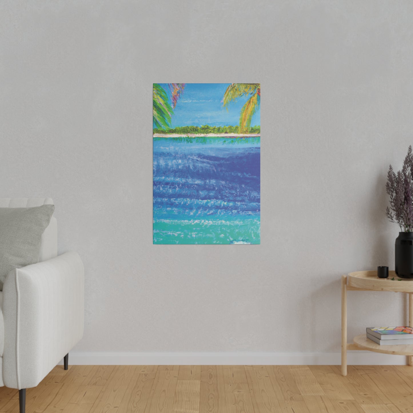 5045T - Bahamas Ocean Painting Print | Bahamas | Ocean | Beach | Poster | Home Decor | Wall Art | Canvas