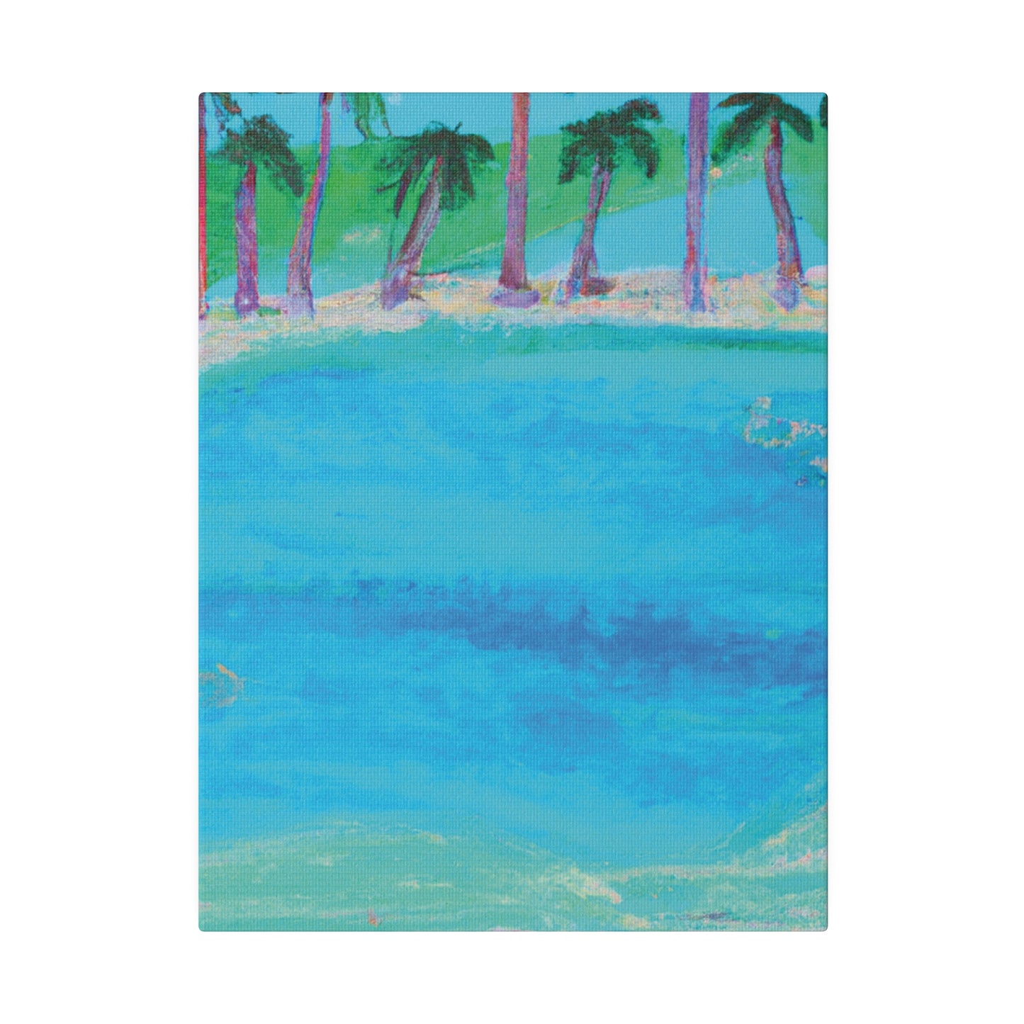 7907S - Bahamas Ocean Painting Print | Bahamas | Ocean | Beach | Poster | Home Decor | Wall Art | Canvas