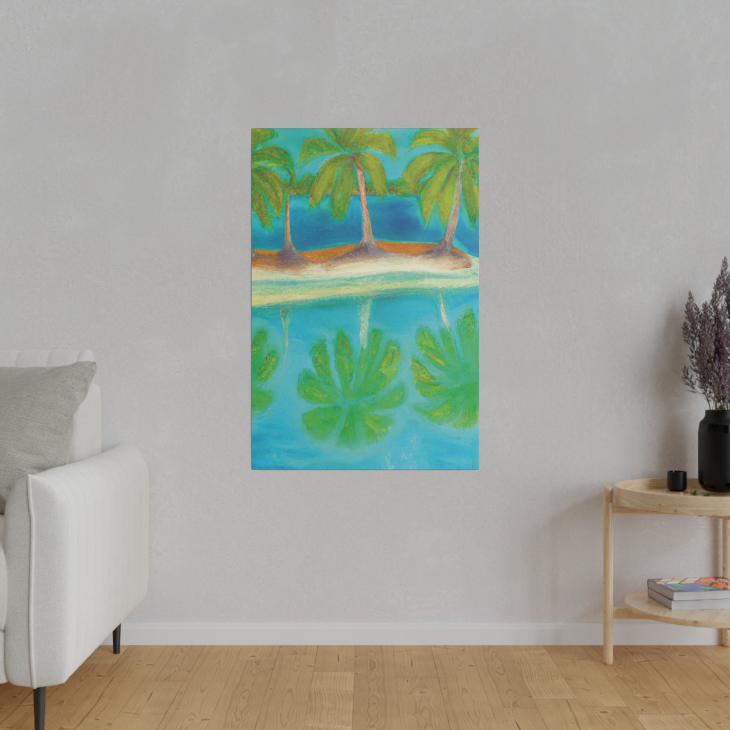 3294K - Bahamas Ocean Painting Print | Bahamas | Ocean | Beach | Poster | Home Decor | Wall Art | Canvas