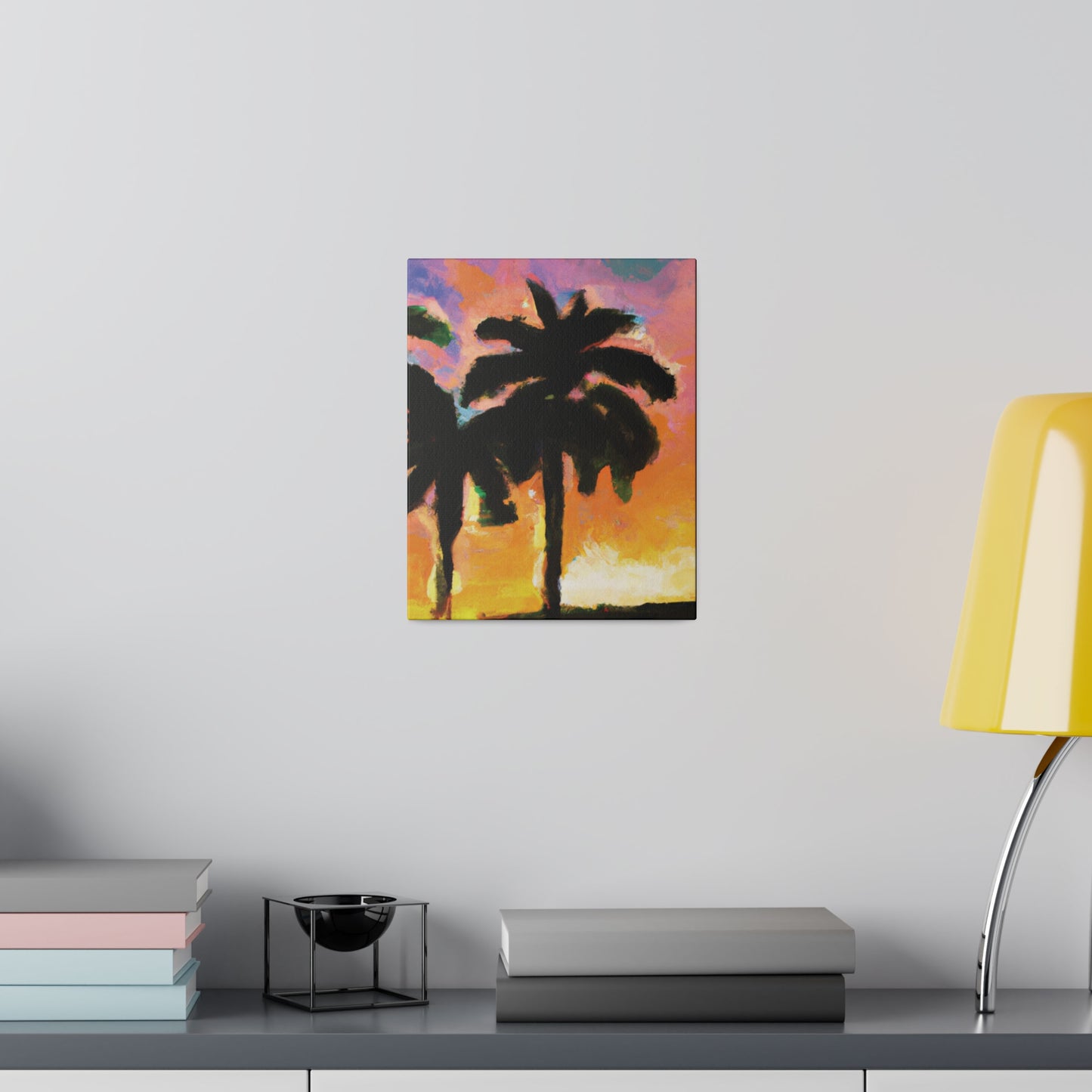 1532W - Miami Beach Sunset Painting Print | Miami | Beach | Sunset | Poster | Home Decor | Wall Art | Canvas