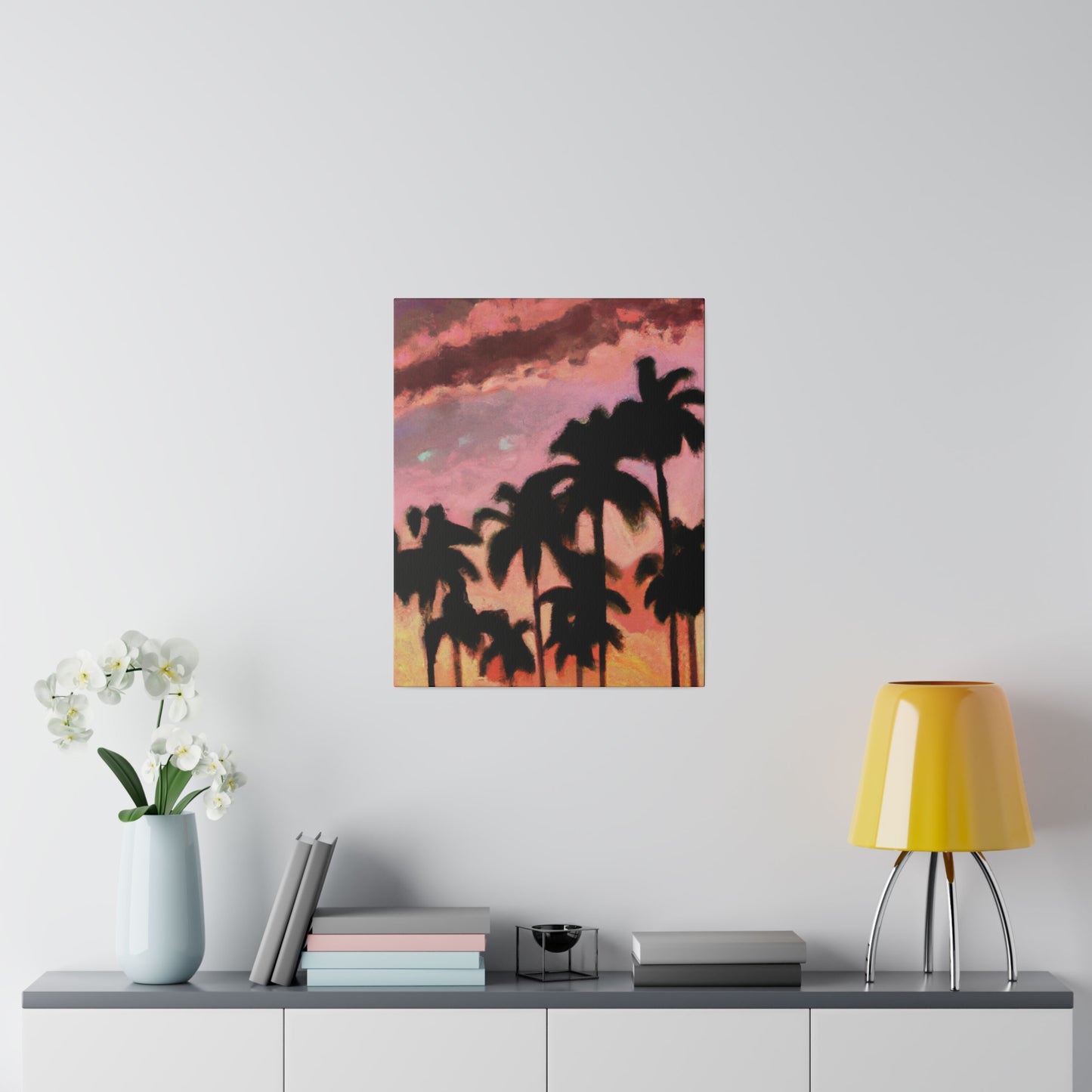 8559Q - Miami Beach Sunset Painting Print | Miami | Beach | Sunset | Poster | Home Decor | Wall Art | Canvas