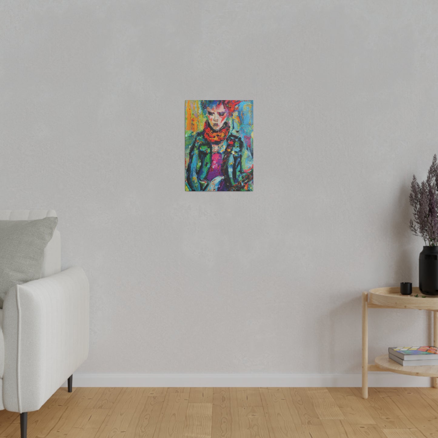9432X - Rockstar Oil Painting Style Print | Poster | Home Decor | Wall Art | Music Art | Canvas