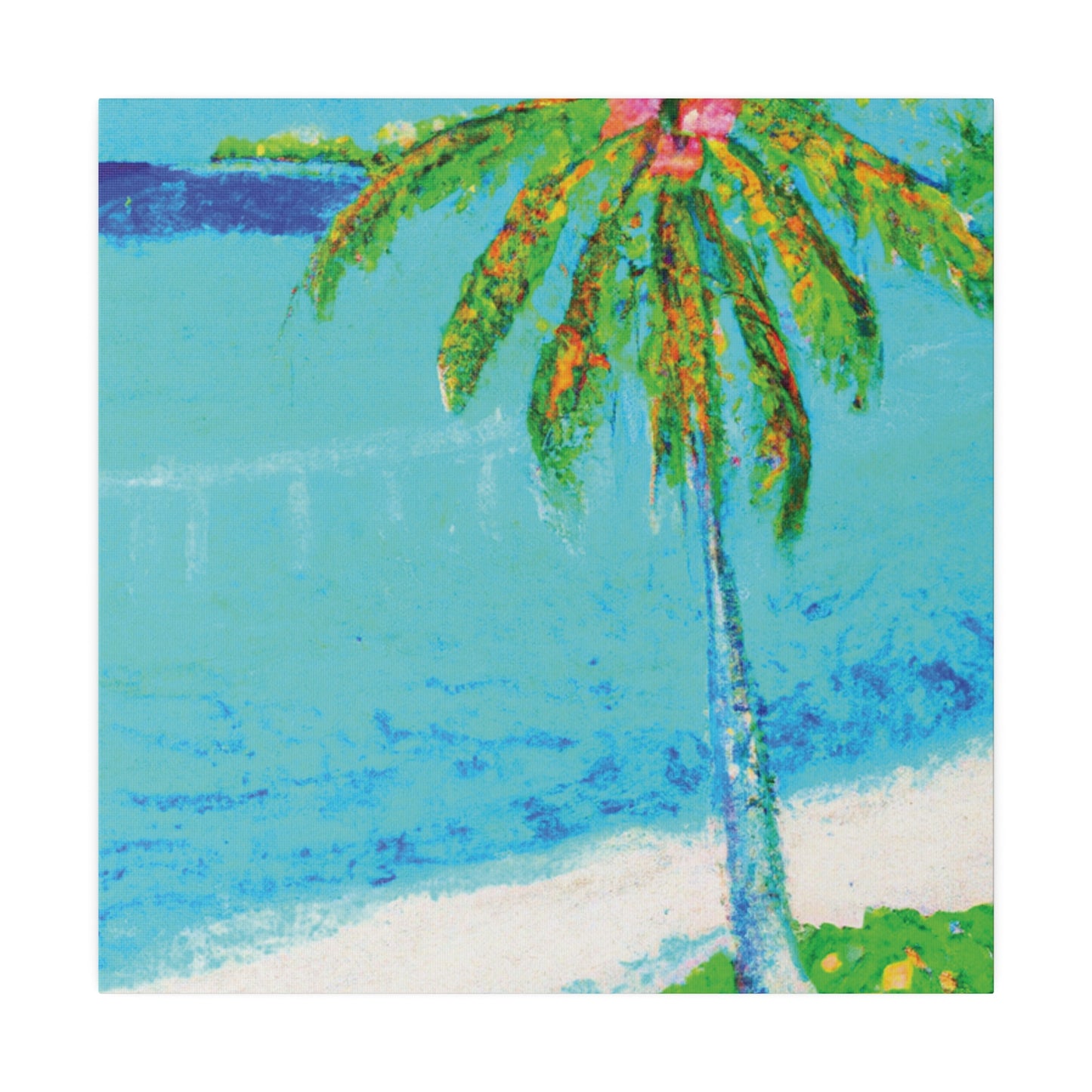 9089H - Bahamas Ocean Painting Print | Bahamas | Ocean | Beach | Poster | Home Decor | Wall Art | Canvas