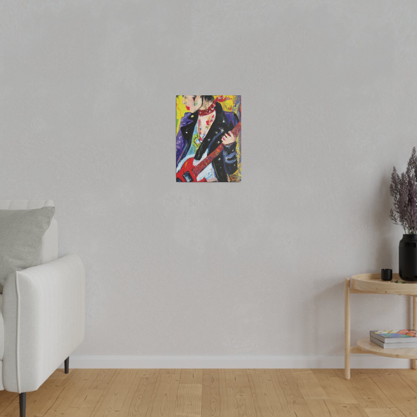 4600X - Rockstar Oil Painting Style Print | Poster | Home Decor | Wall Art | Music Art | Canvas