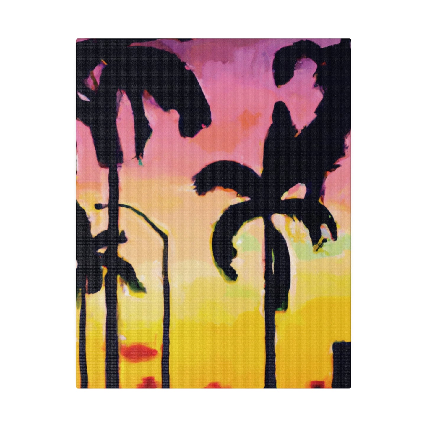 1792J - Miami Beach Sunset Painting Print | Miami | Beach | Sunset | Poster | Home Decor | Wall Art | Canvas